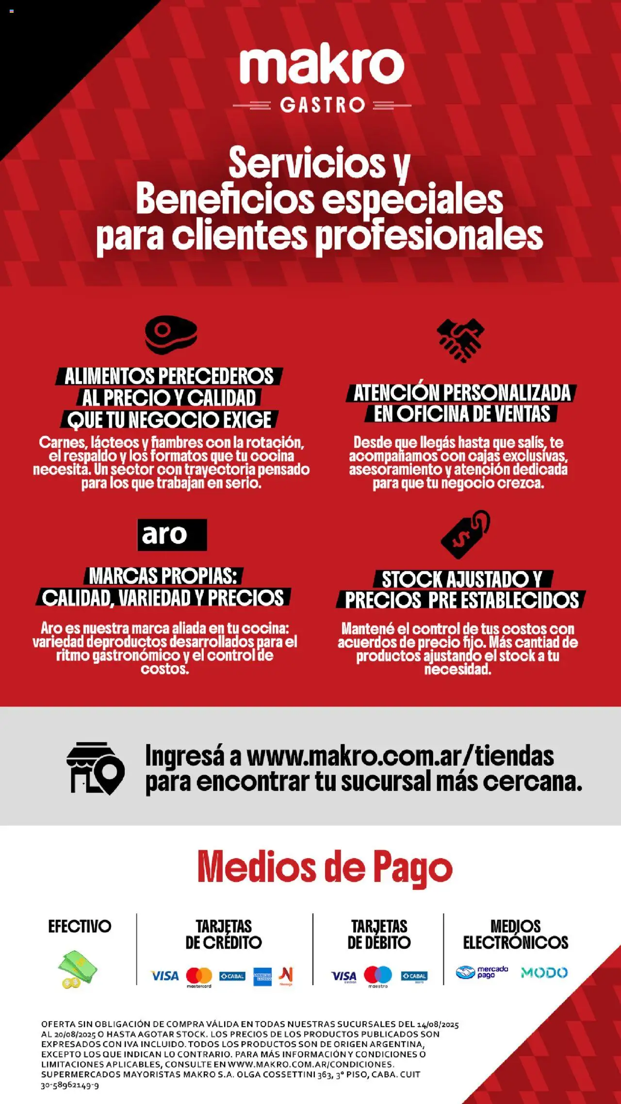 Makro ofertas Gastronómicas │ válido desde el 14.08.2025 | Página: 5 | Productos: Cocina, Té