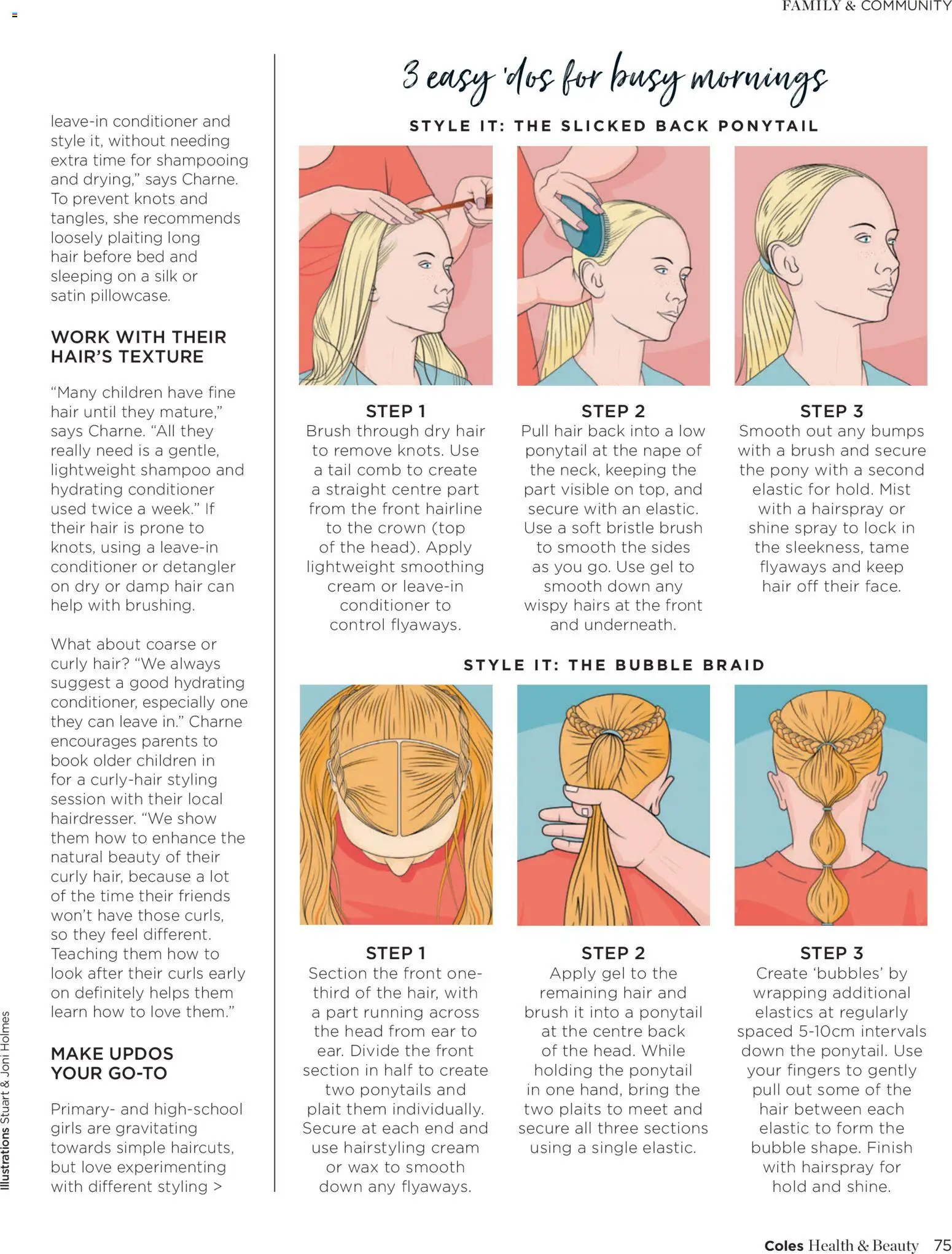 Coles catalogue - valid from 06.01.2026 | Page: 75 | Products: Conditioner, Cream, Curly, Bed