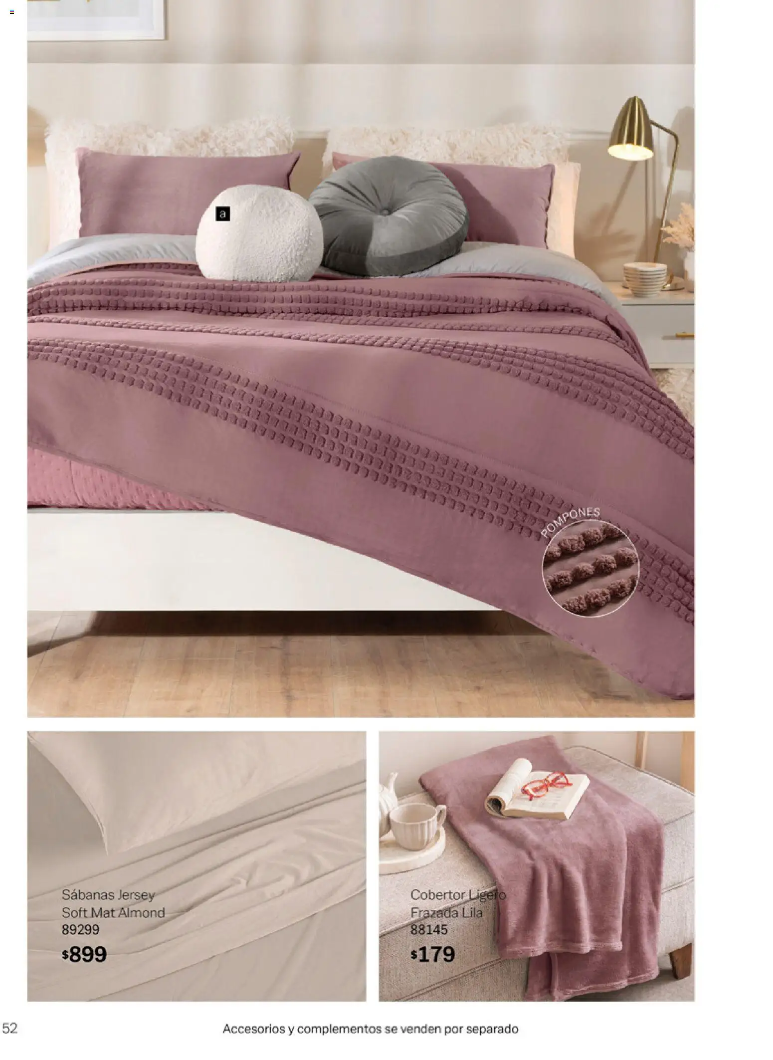 Nuevas ofertas de Vianney válidas en toda la República Mexicana desde el 06.03.2026. ¡Encuentra las mejores ofertas en Vianney catálogo Tu hogar, nuestra pasión! | Página: 54 | Productos: Cobertor, Sabanas