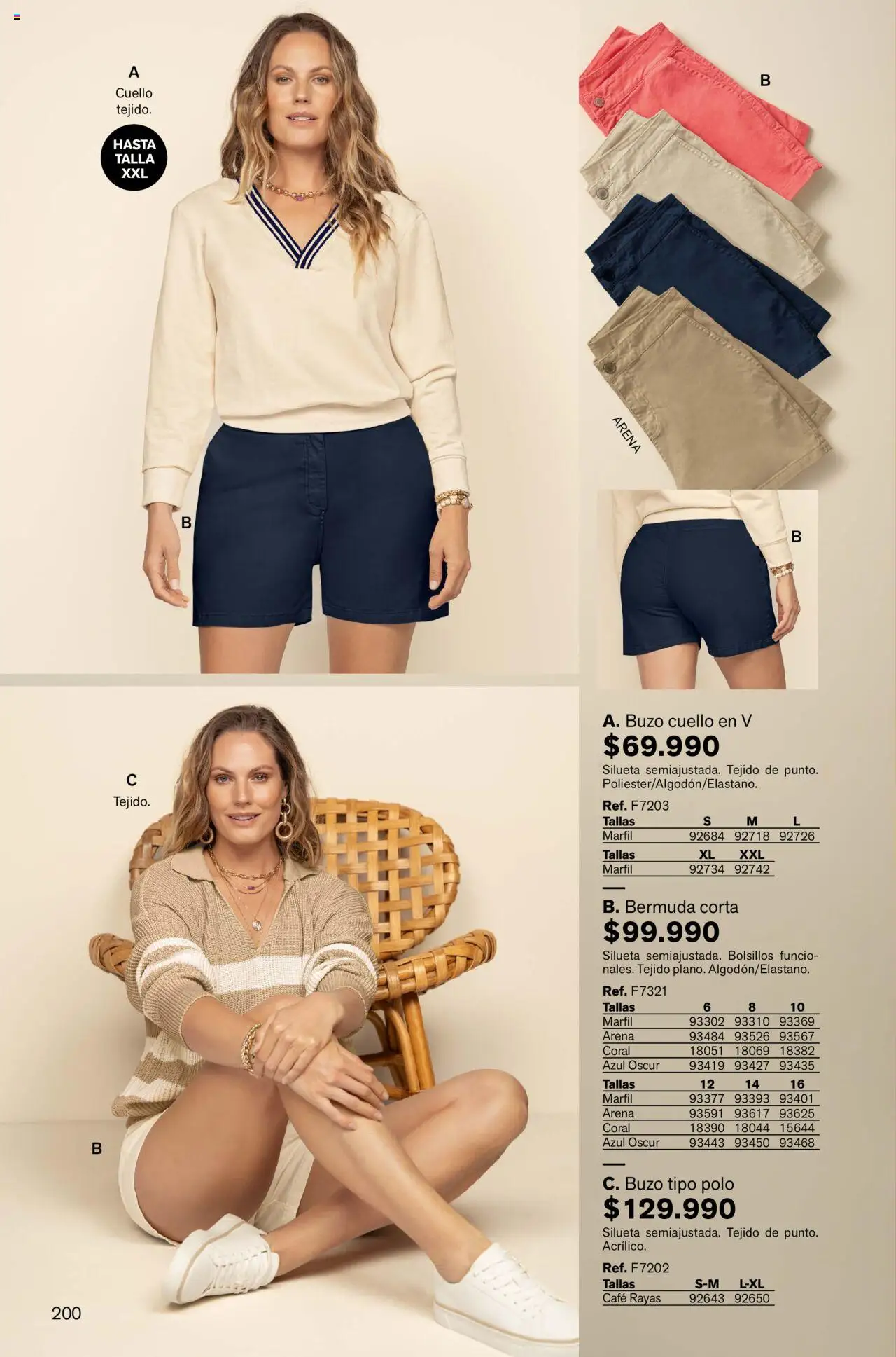 Leonisa revista - valida desde el 04.08.2025 | Página: 200 | Productos: Bermuda, Buzo, Cuello, Café