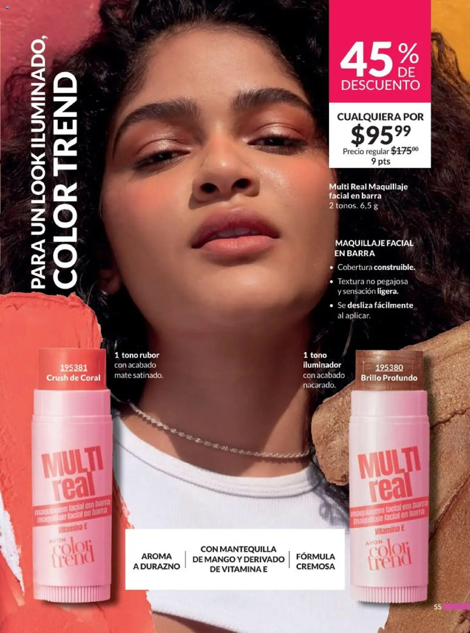 Nuevas ofertas de AVON válidas en toda la República Mexicana desde el 20.12.2025. ¡Encuentra las mejores ofertas en AVON campaña 1 2026! | Página: 60 | Productos: Mantequilla, Barra, Mate, Rubor