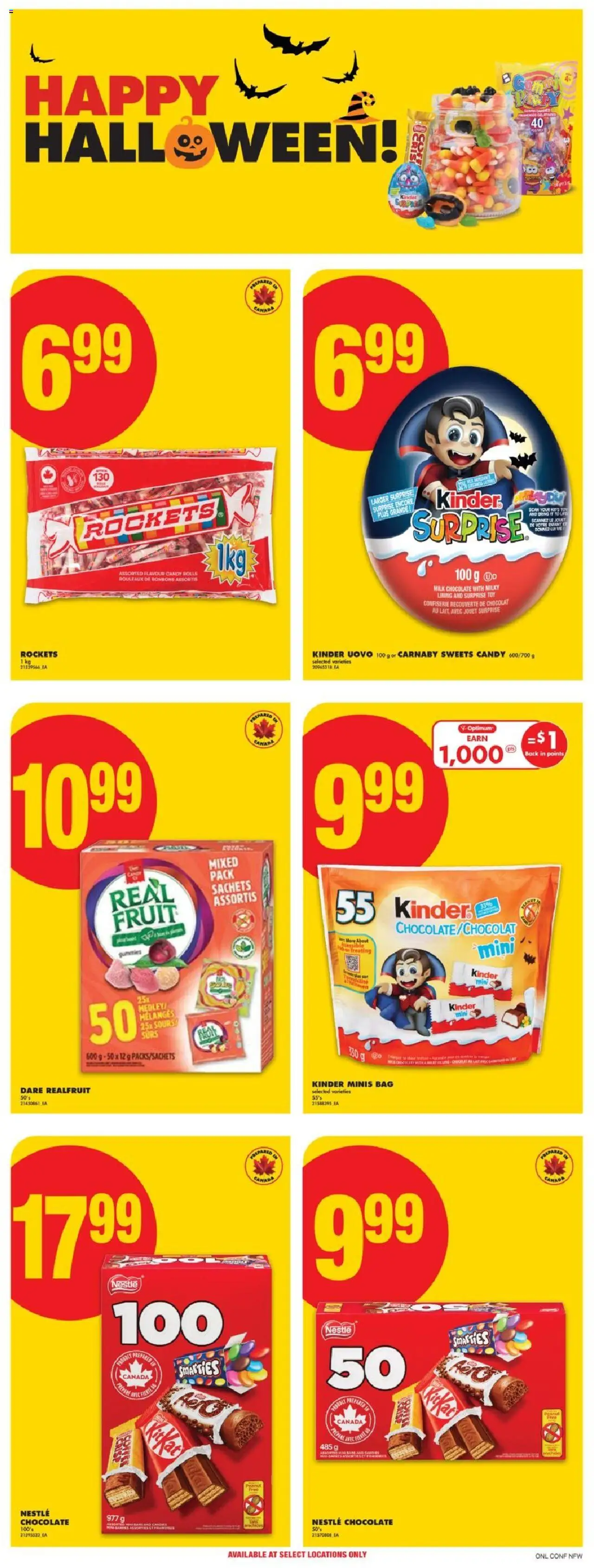 No Frills flyer valid from 16.10.2025 | Page: 10 | Products: Candies, Bag, Milk, Chocolate