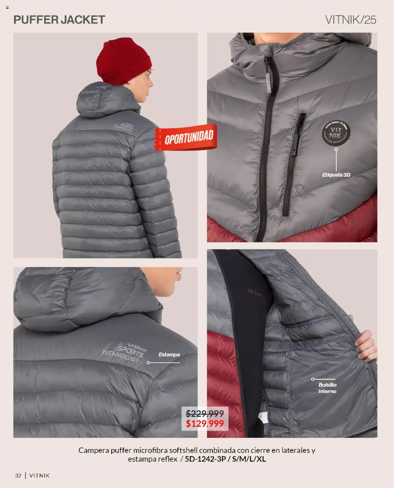 Vitnik catálogo Hombre │ válido desde el 08.08.2025 | Página: 32 | Productos: Campera