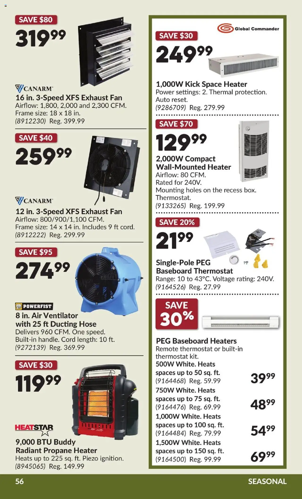 Princess Auto flyer valid from 26.08.2025 | Page: 62 | Products: Fan