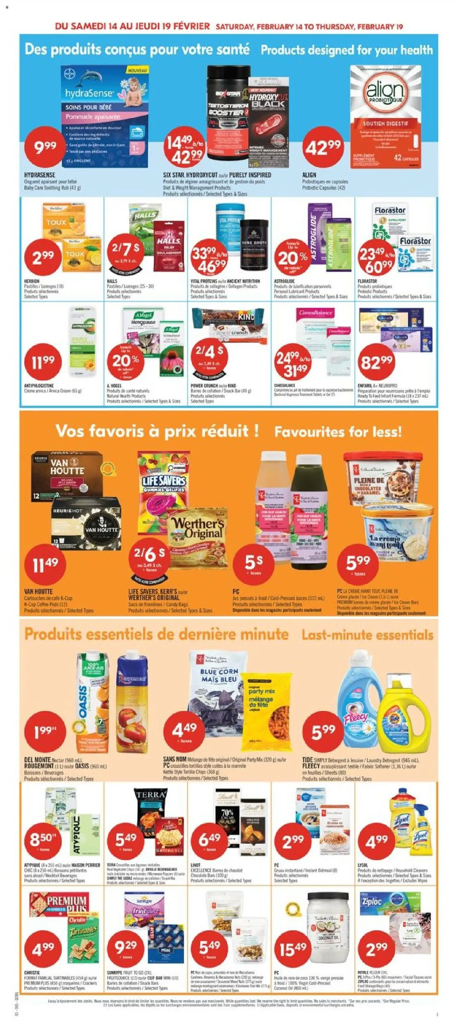 Pharmaprix flyer valid from 13.02.2026 | Page: 16 | Products: Chips, Kettle, Fabric softener, Chocolate