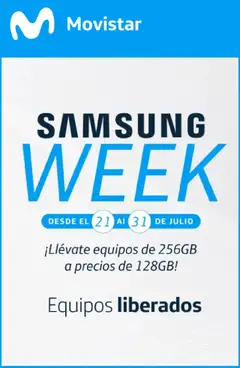 Movistar ofertas  válido desde el 22.07.2025