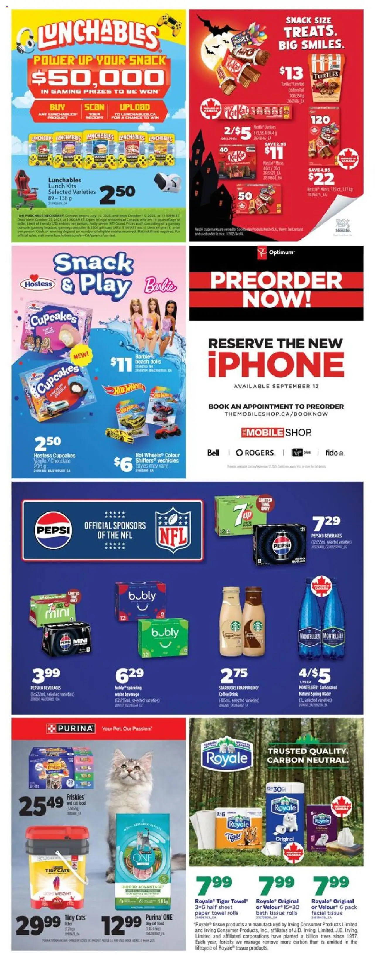 Real Canadian Superstore flyer valid from 11.09.2025 | Page: 39 | Products: Bath, Coffee, Chocolate