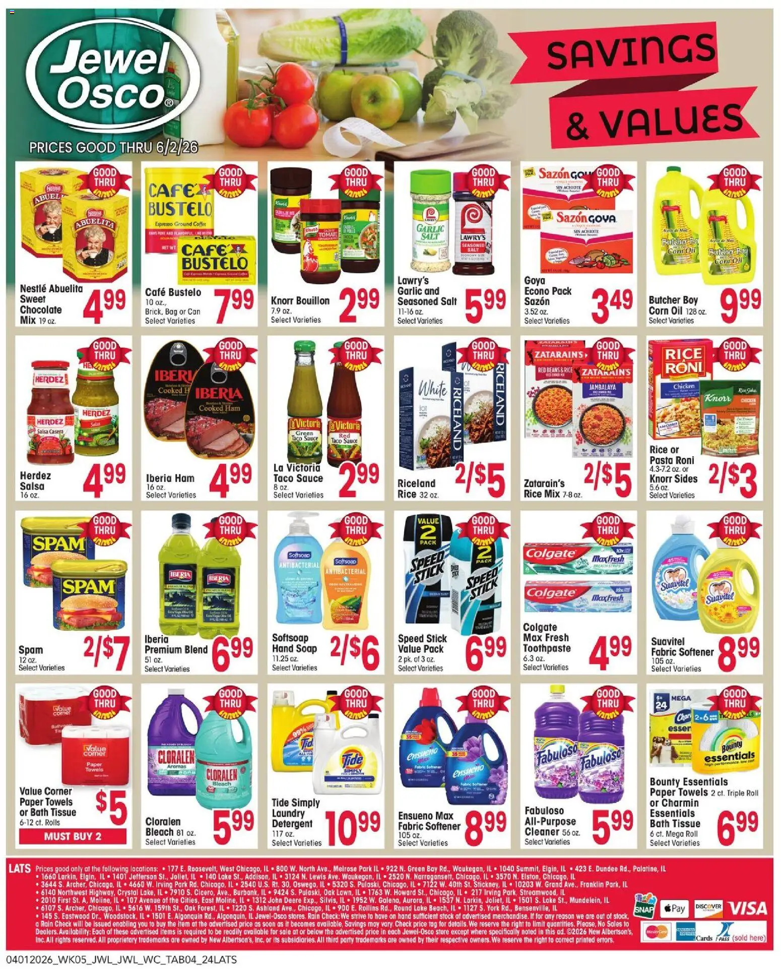 Jewel Osco Savings & Values - valid from 01.04.2026 | Page: 4