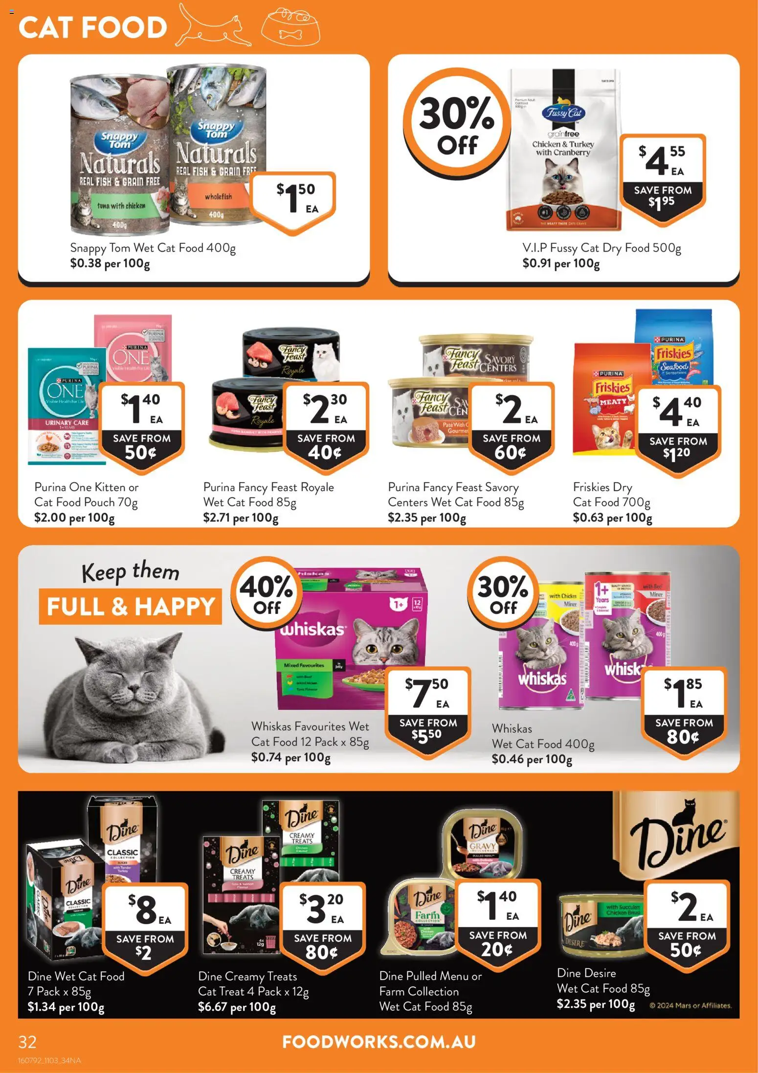Foodworks catalogue - valid from 11.03.2026 | Page: 32 | Products: Chicken, Seafood, Tuna, Turkey