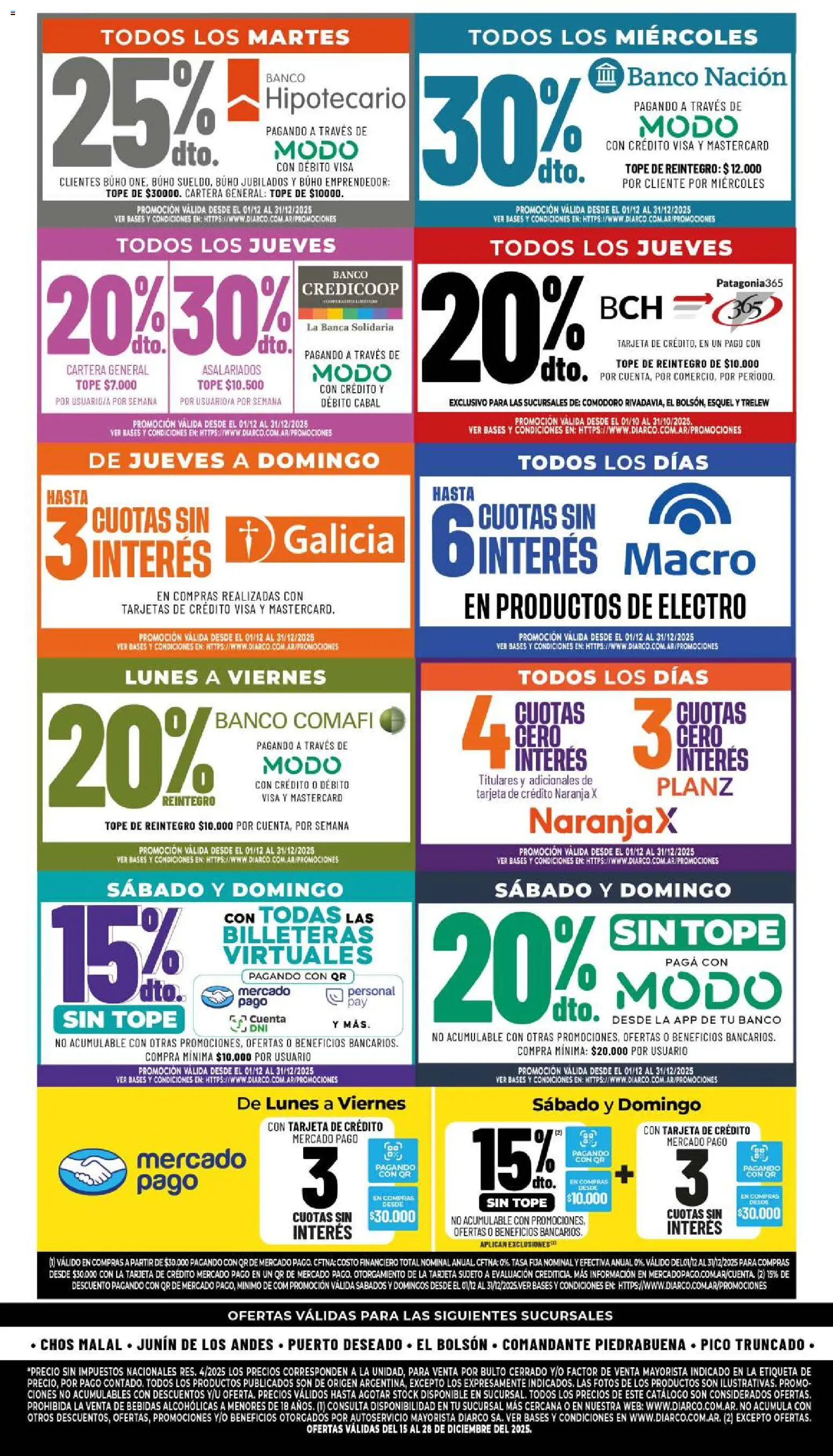 Diarco - Ofertas Especiales │ válido desde el 15.12.2025 | Página: 2 | Productos: Cartera, Banco, General