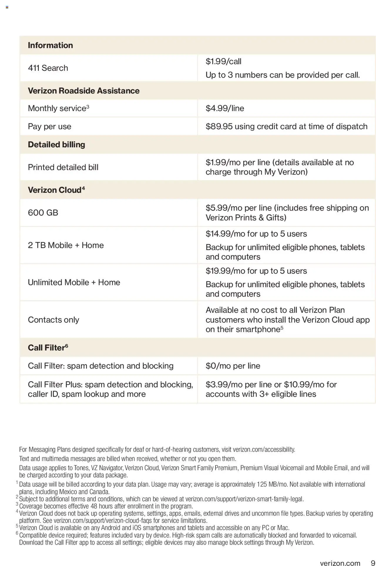 Verizon Brochure - valid from 01.11.2024 | Page: 9 | Products: Pc