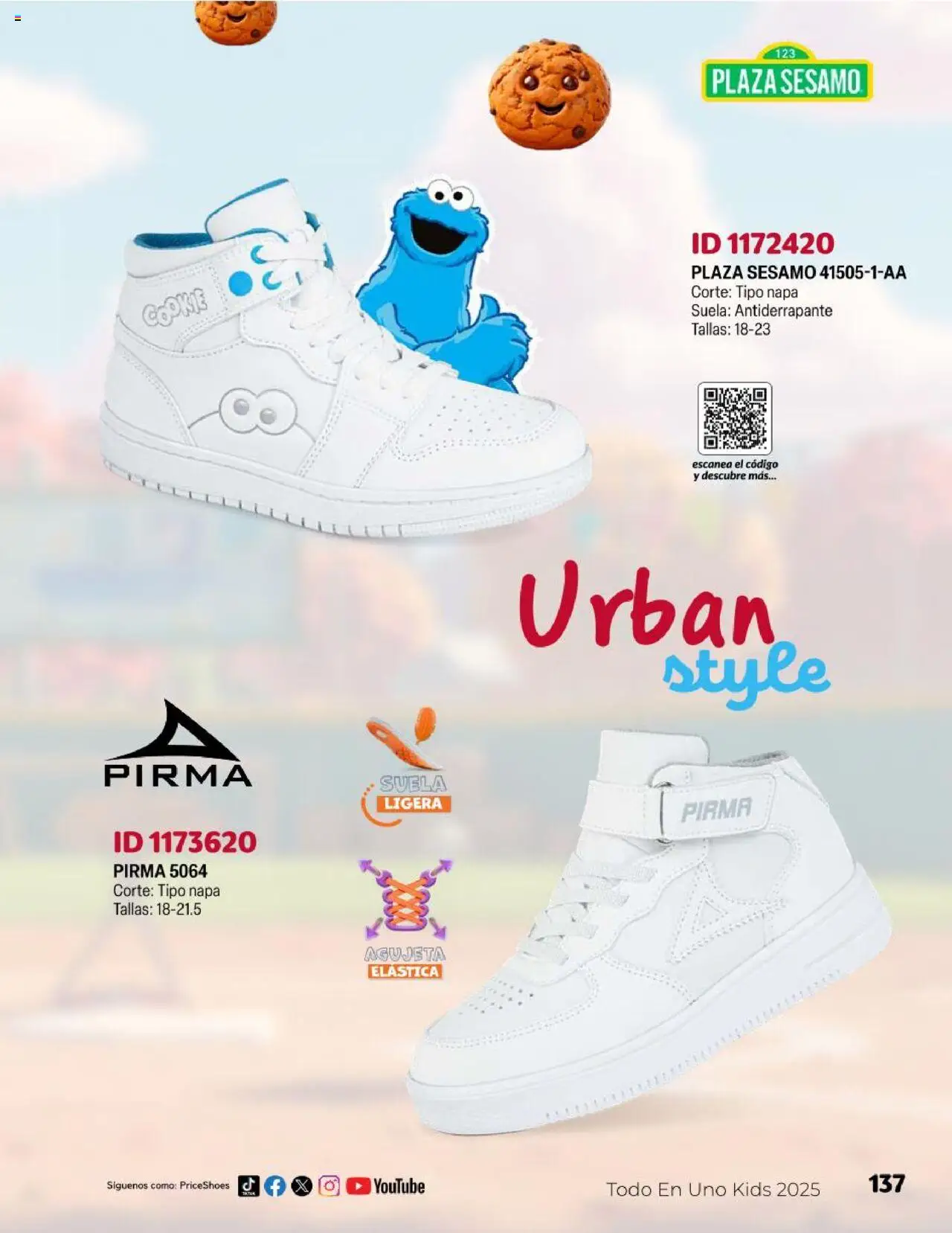 Nuevas ofertas de Price Shoes válidas en toda la República Mexicana desde el 23.04.2025. ¡Encuentra las mejores ofertas en Price Shoes catálogo Kids! | Página: 137