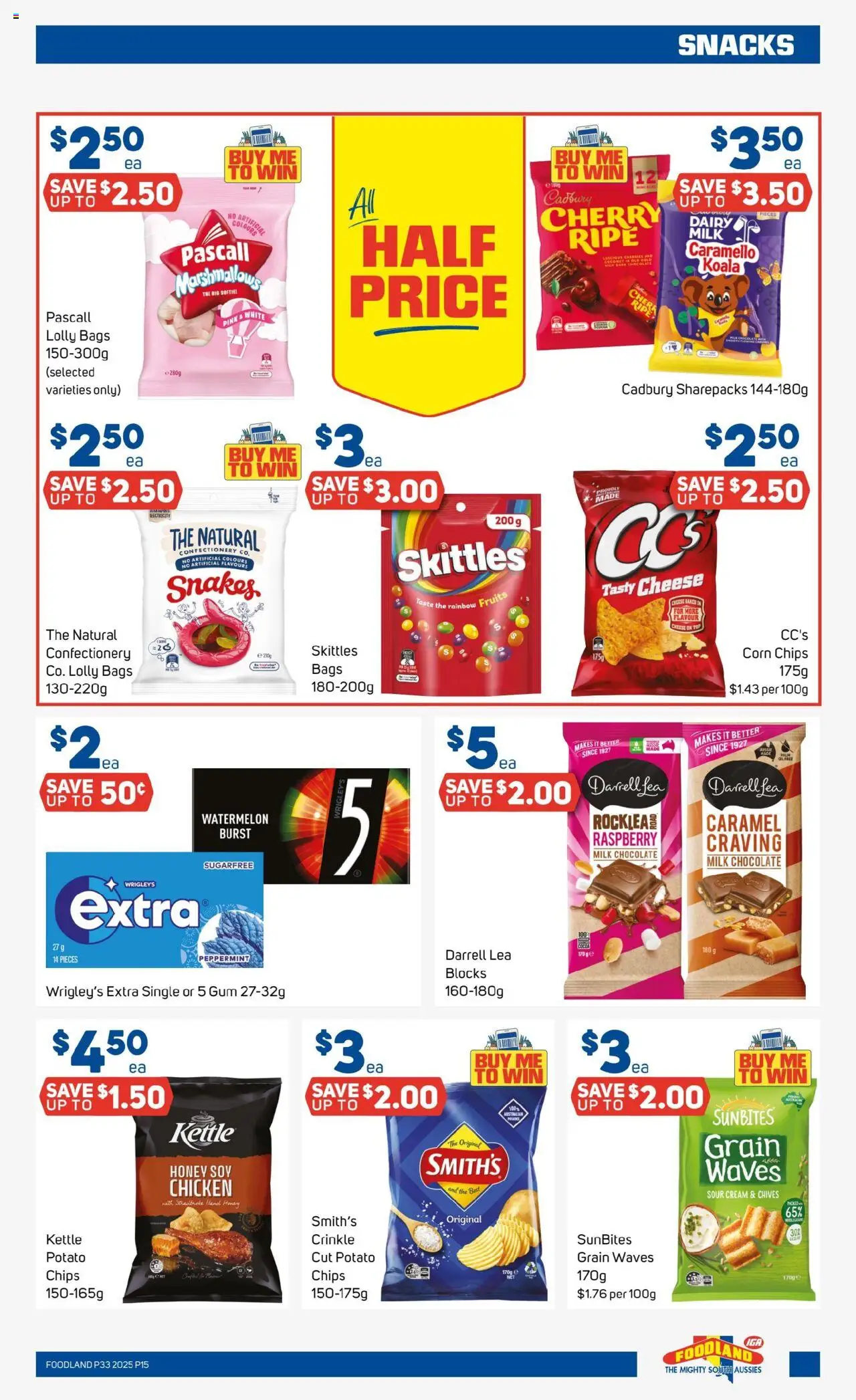 Foodland catalogue - valid from 13.08.2025 | Page: 15 | Products: Gum, Fruits, Watermelon, Kettle