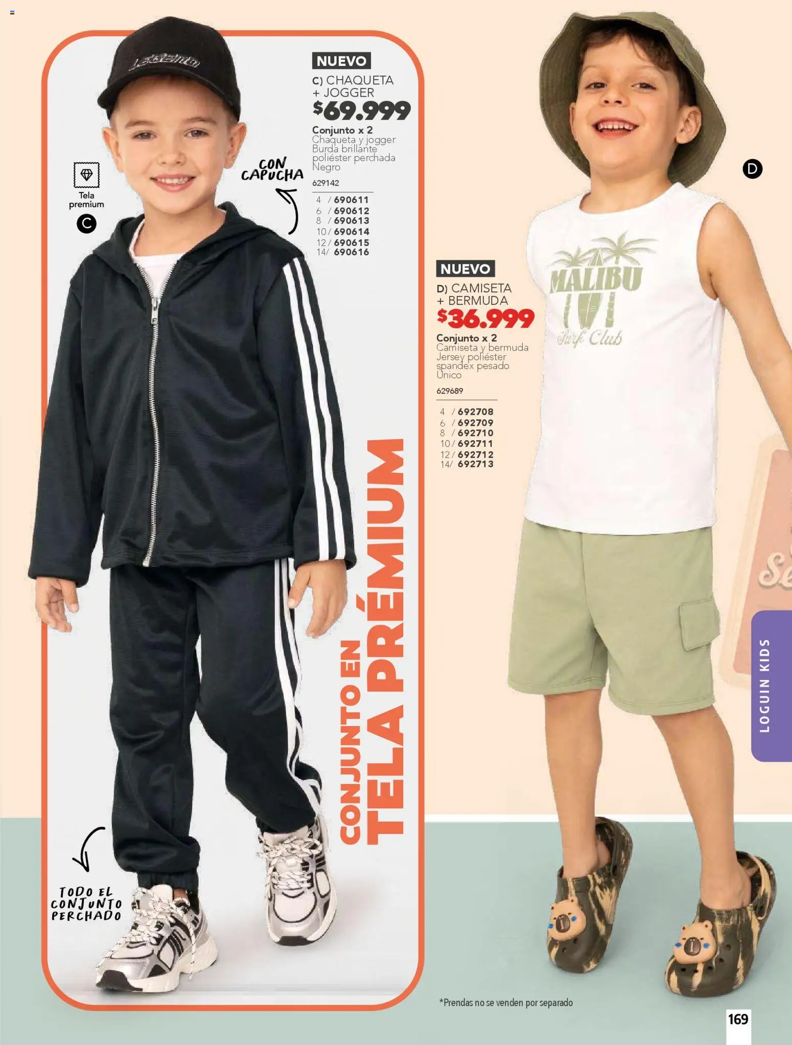 Pacifika revista - valida desde el 01.02.2026 | Página: 169 | Productos: Bermuda, Camiseta, Conjunto, Chaqueta