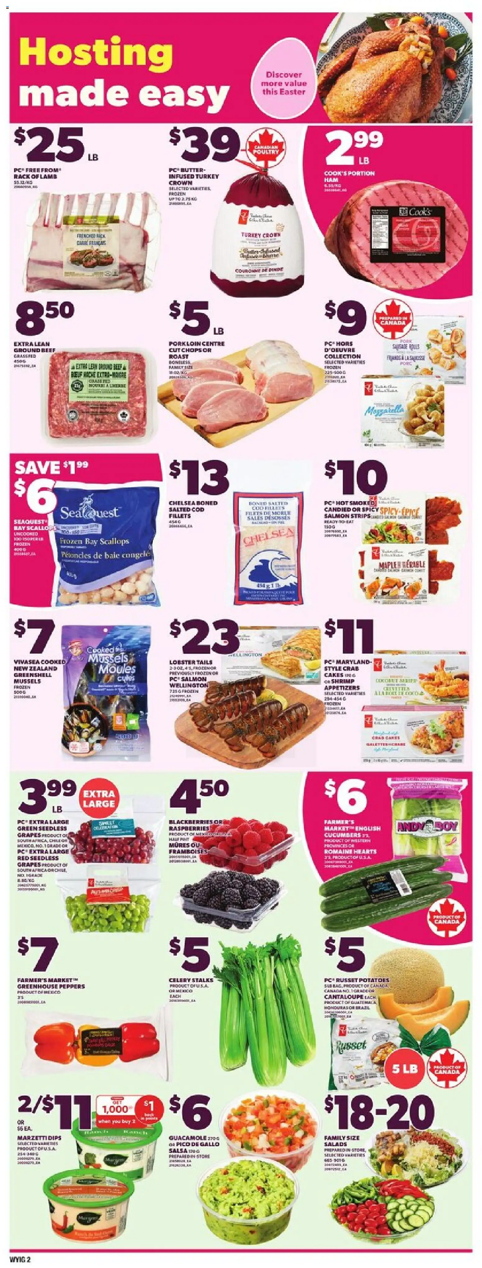 Independent Grocer flyer valid from 02.04.2026 | Page: 5 | Products: Cucumbers, PC, Turkey, Butter