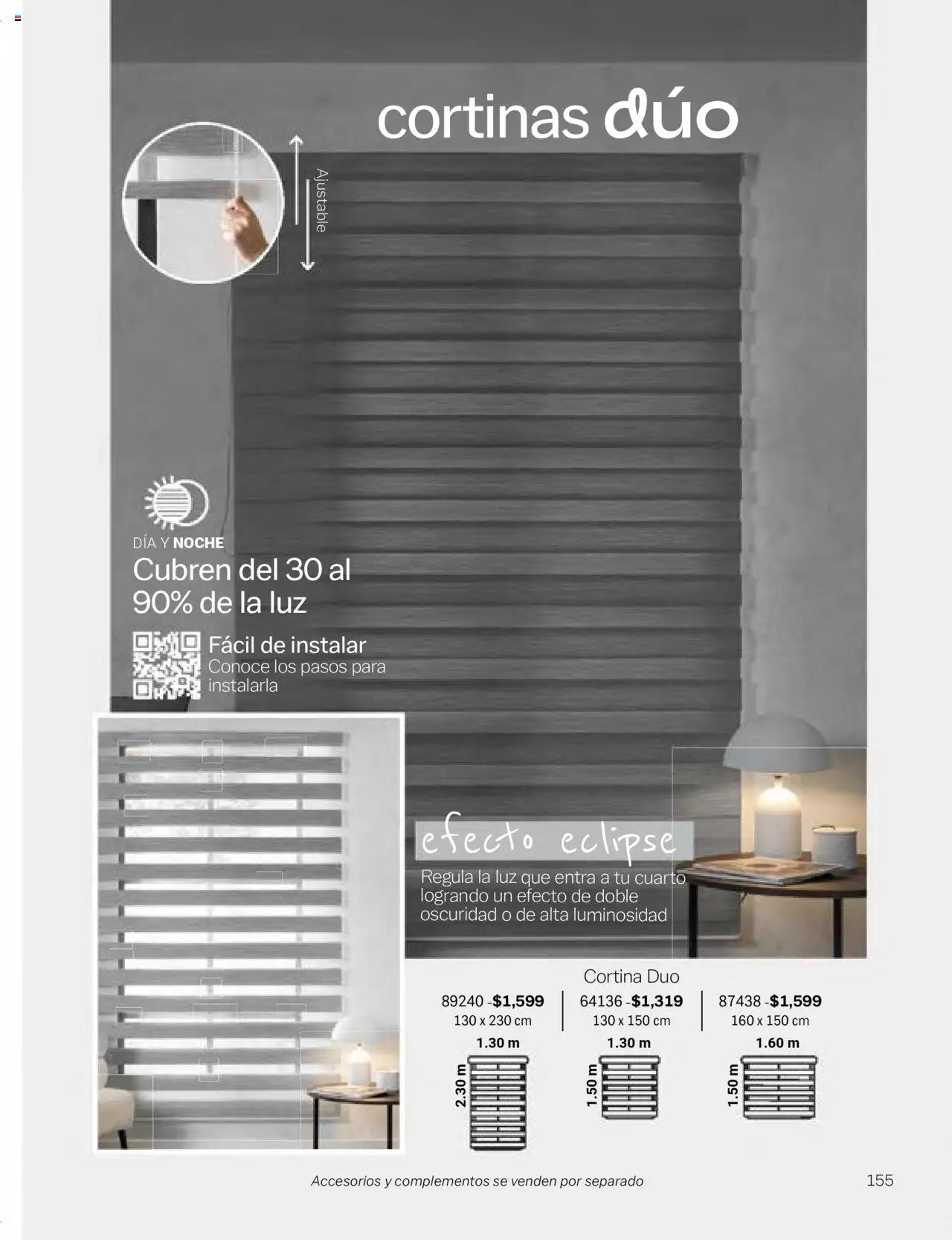 Nuevas ofertas de Vianney válidas en toda la República Mexicana desde el 24.01.2025. ¡Encuentra las mejores ofertas en Vianney catálogo Chavos! | Página: 157 | Productos: Cortinas