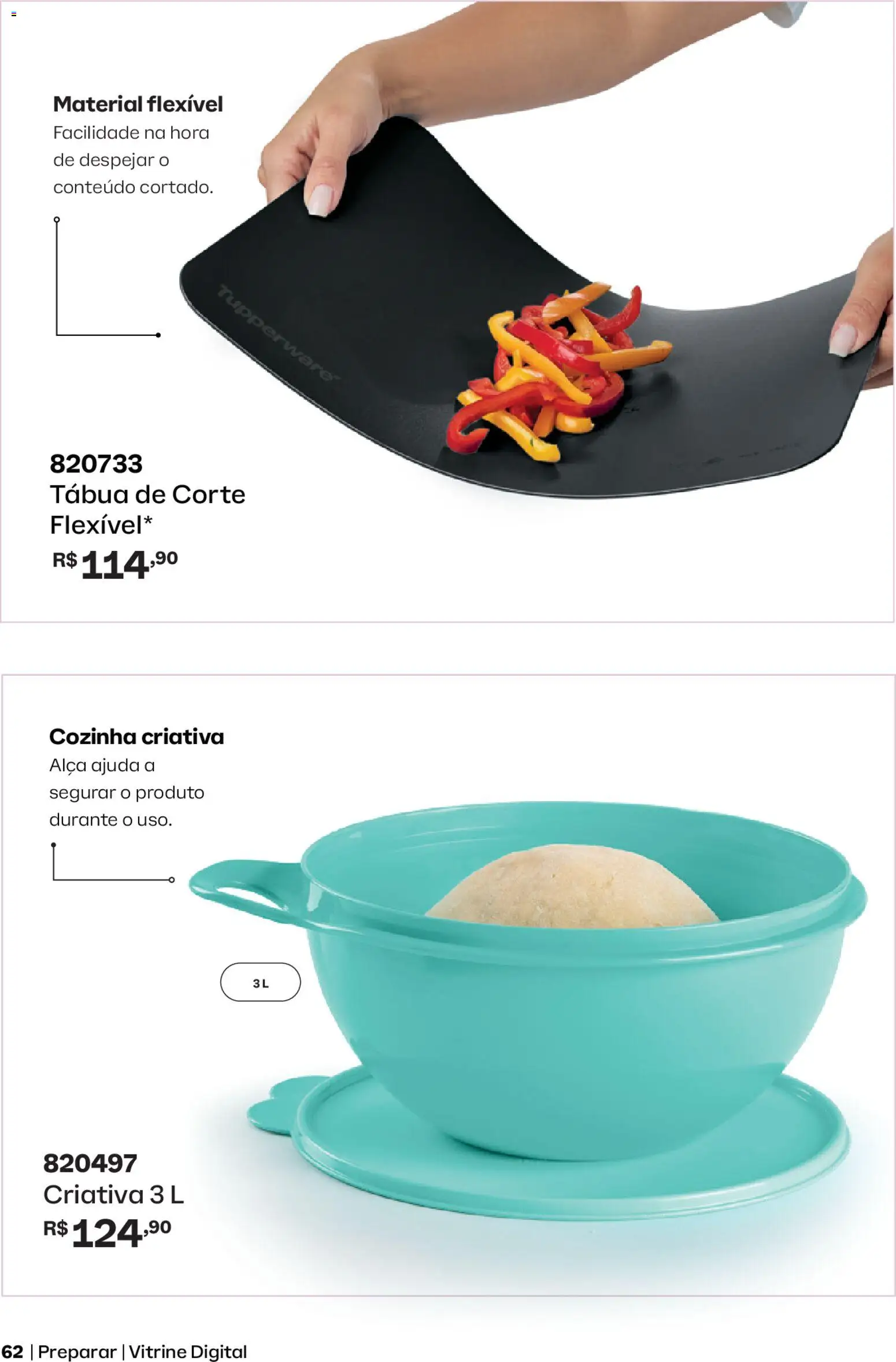Tupperware Folheto - válido de 01.03.2026 | Página: 62 | Produtos: Tábua de corte, Tábua