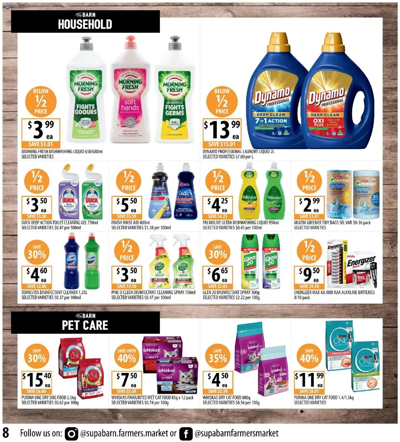 Supabarn catalogue - valid from 10.09.2025 | Page: 8 | Products: Cleaner, Duck, Dog food, Laundry
