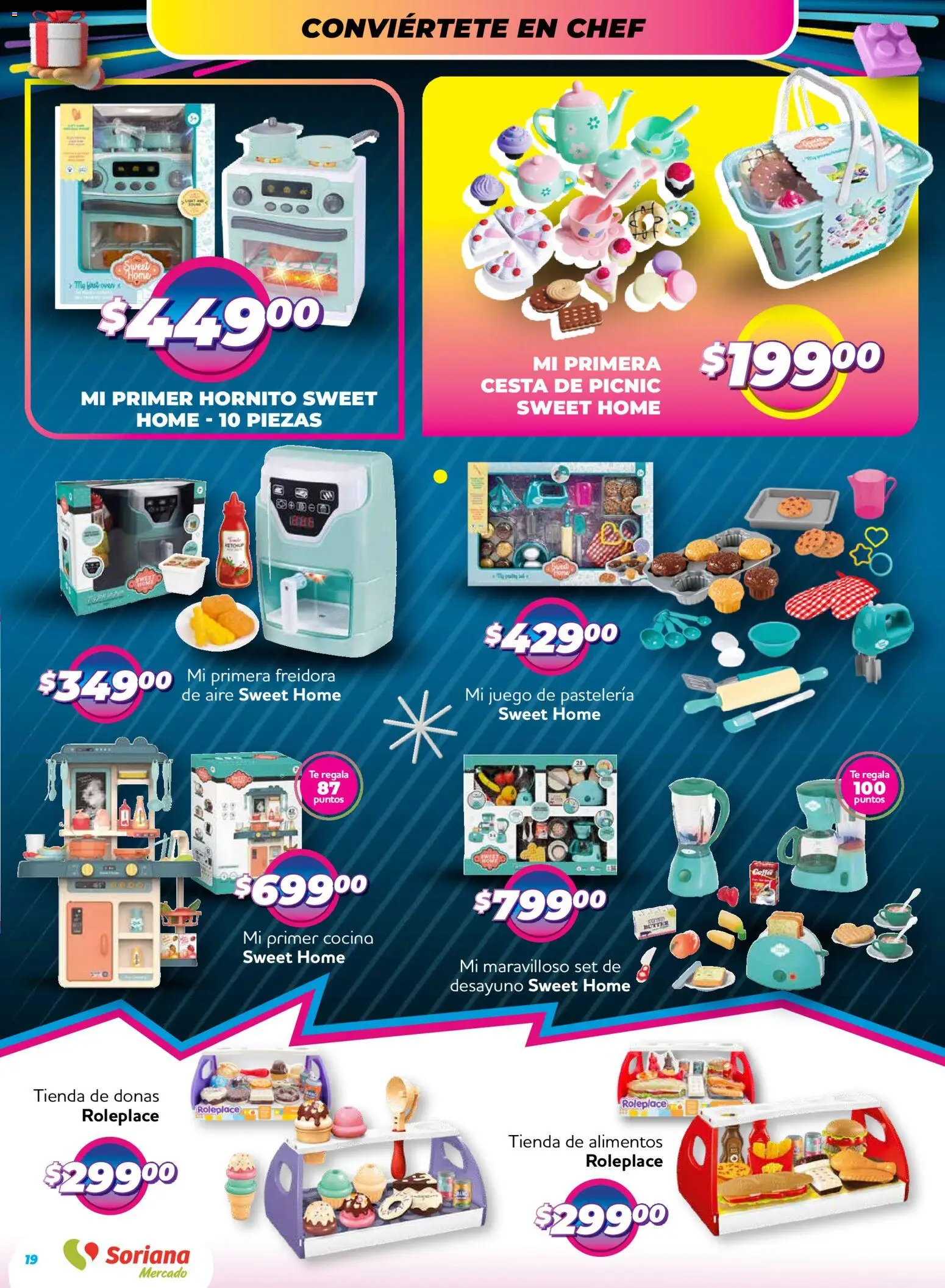 Nuevas ofertas de Soriana válidas en toda la República Mexicana desde el 27.11.2025. ¡Encuentra las mejores ofertas en Soriana - Reino de los Juguetes Mercado Nacional! | Página: 19