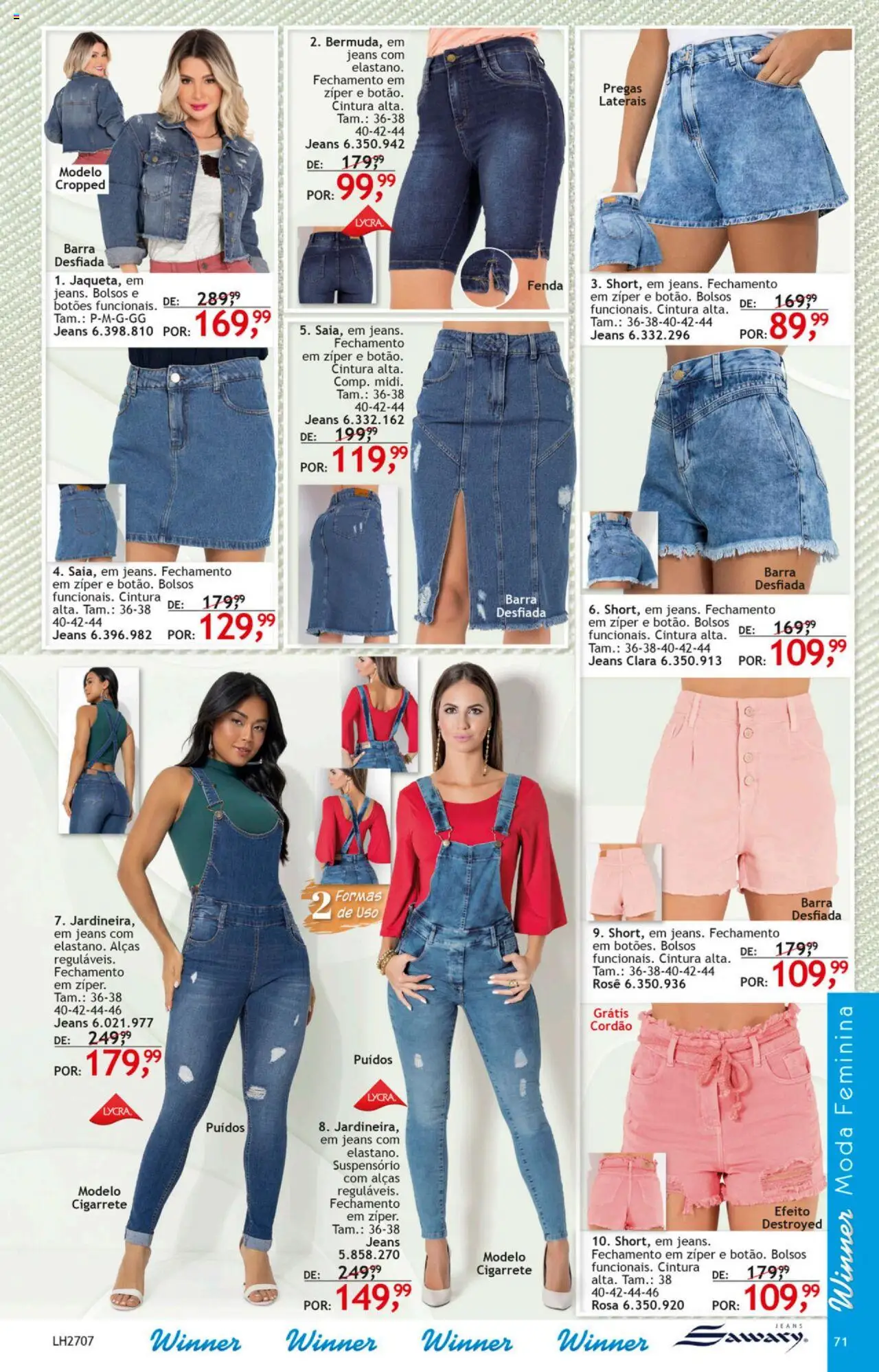 Quatro Estações Folheto - válido de 01.04.2025 | Página: 72 | Produtos: Jeans