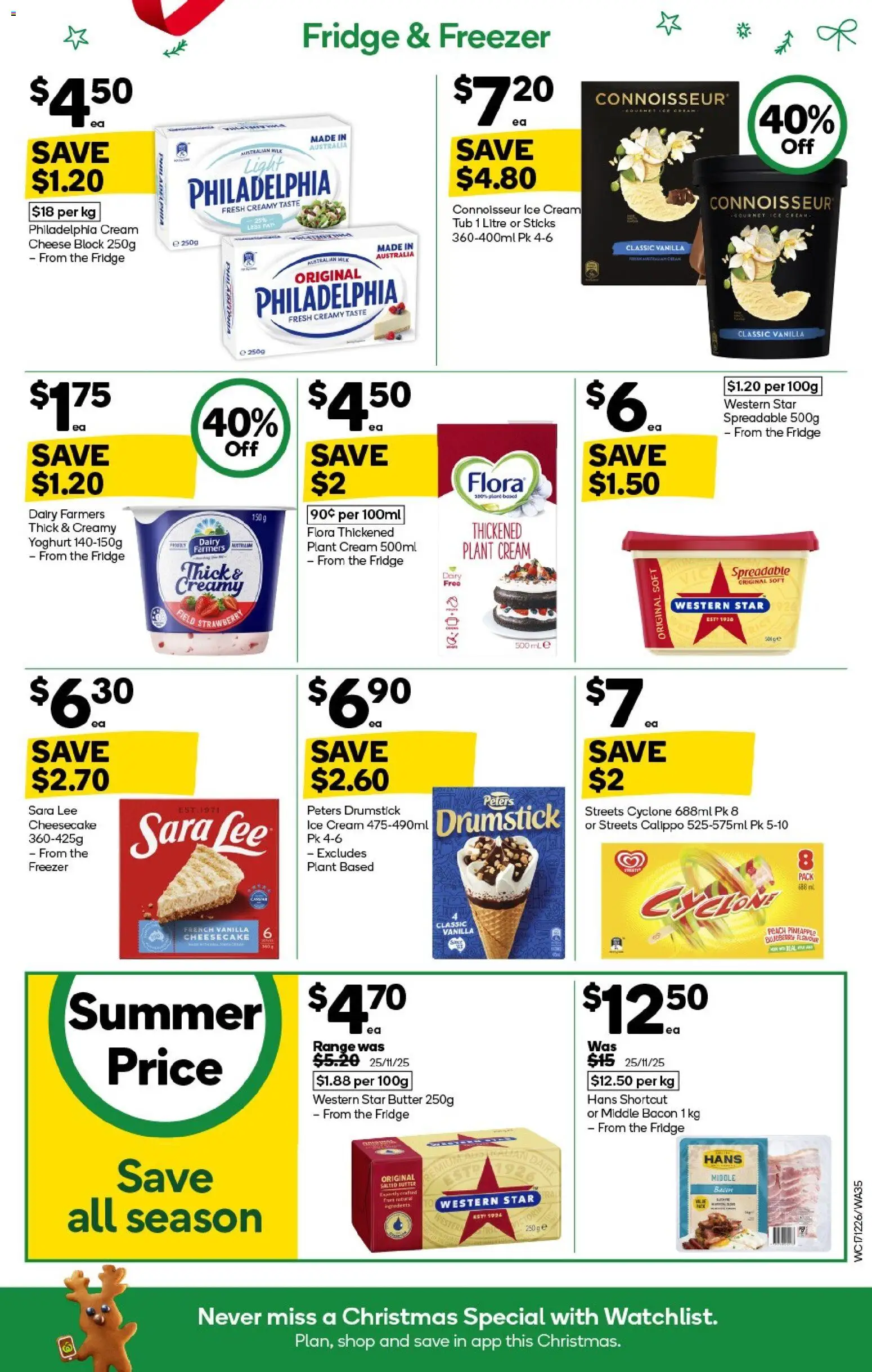 Woolworths catalogue - valid from 17.12.2025 | Page: 35 | Products: Butter, Yoghurt, Pineapple, Freezer