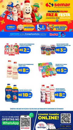 Semar Supermercado - Ofertas Frutap - Pré-Visualização do folheto da loja Semar Supermercado, válido de 10.09.2025
