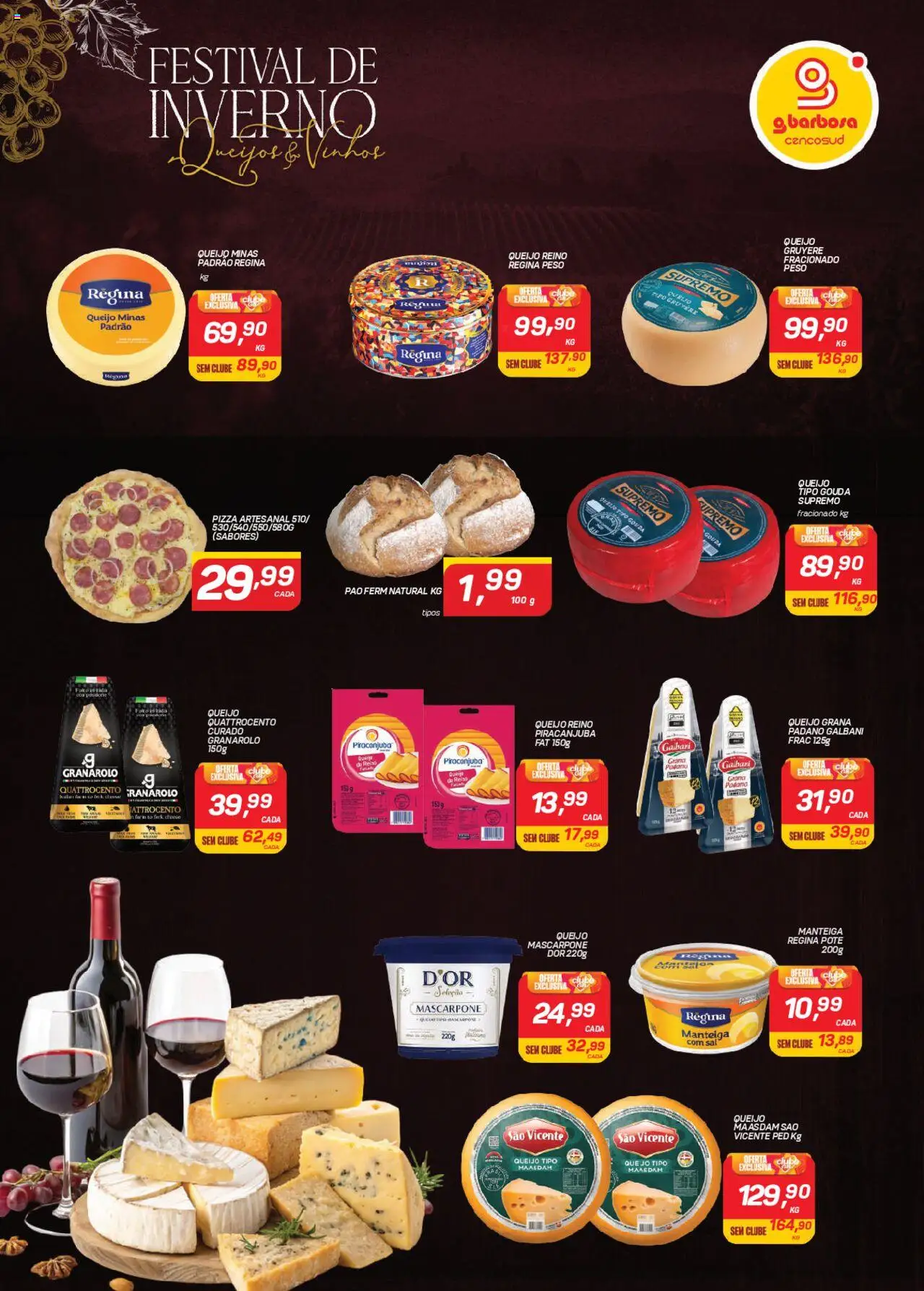 Gbarbosa Folheto - válido de 15.08.2025 | Página: 3 | Produtos: Manteiga, Queijo, Pão, Pizza