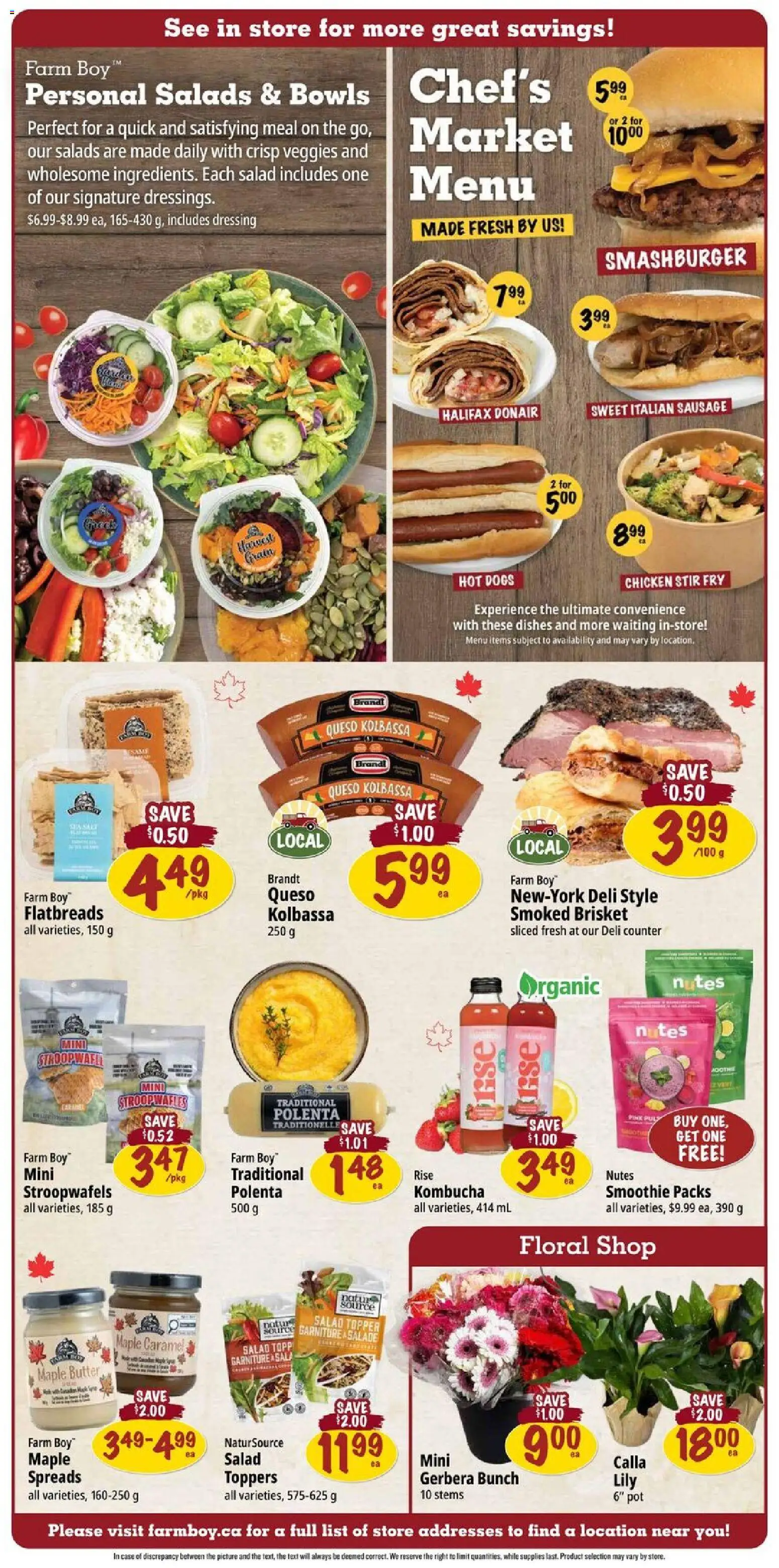 Farm Boy flyer valid from 26.02.2026 | Page: 3 | Products: Salad, Case, Butter, Chicken