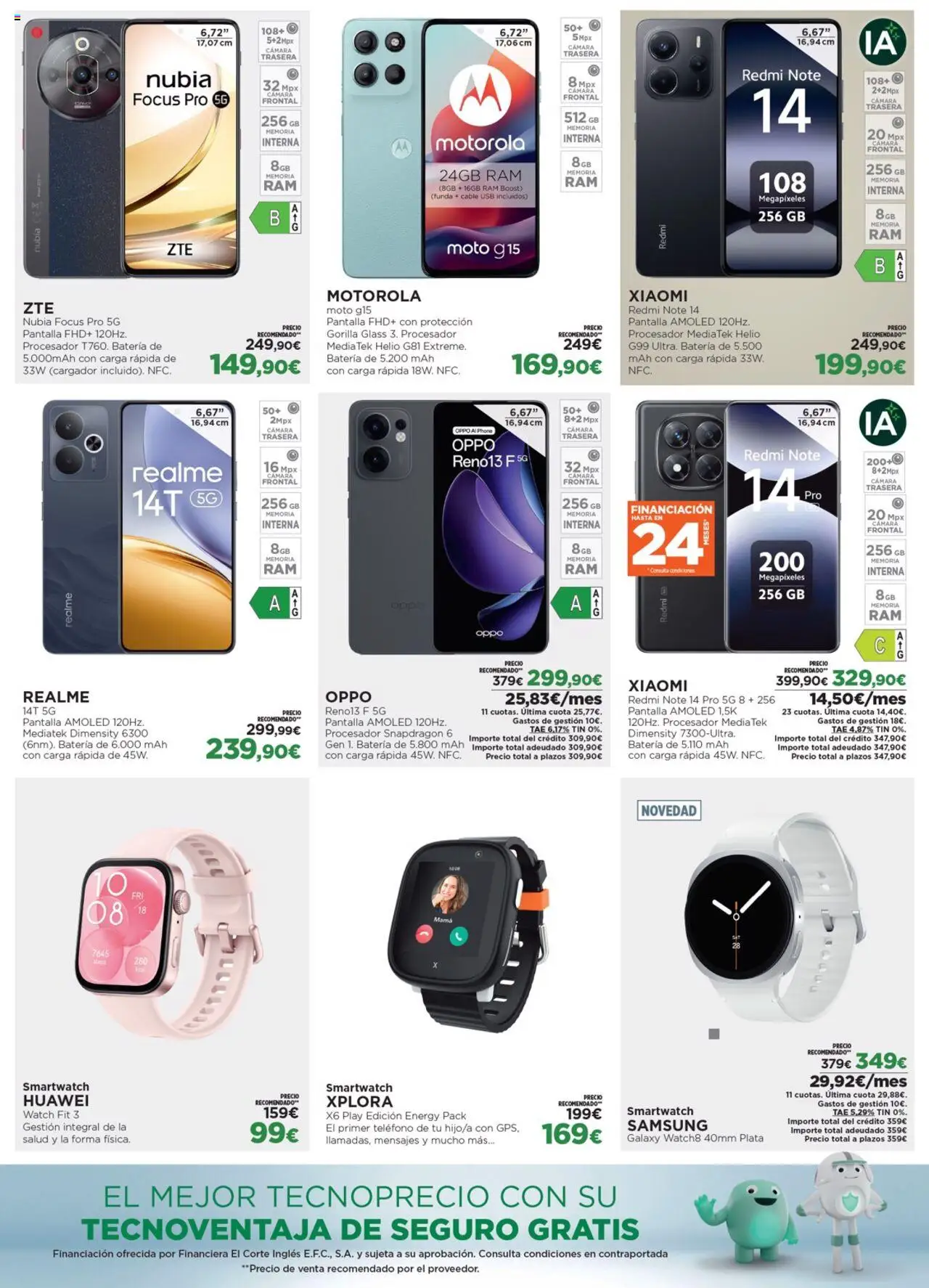Nuevas ofertas de El Corte Inglés válidas en toda la República Mexicana desde el 21.08.2025. ¡Encuentra las mejores ofertas en El Corte Inglés - Catálogo University! | Página: 10 | Productos: Cargador, Cable, Funda, Batería