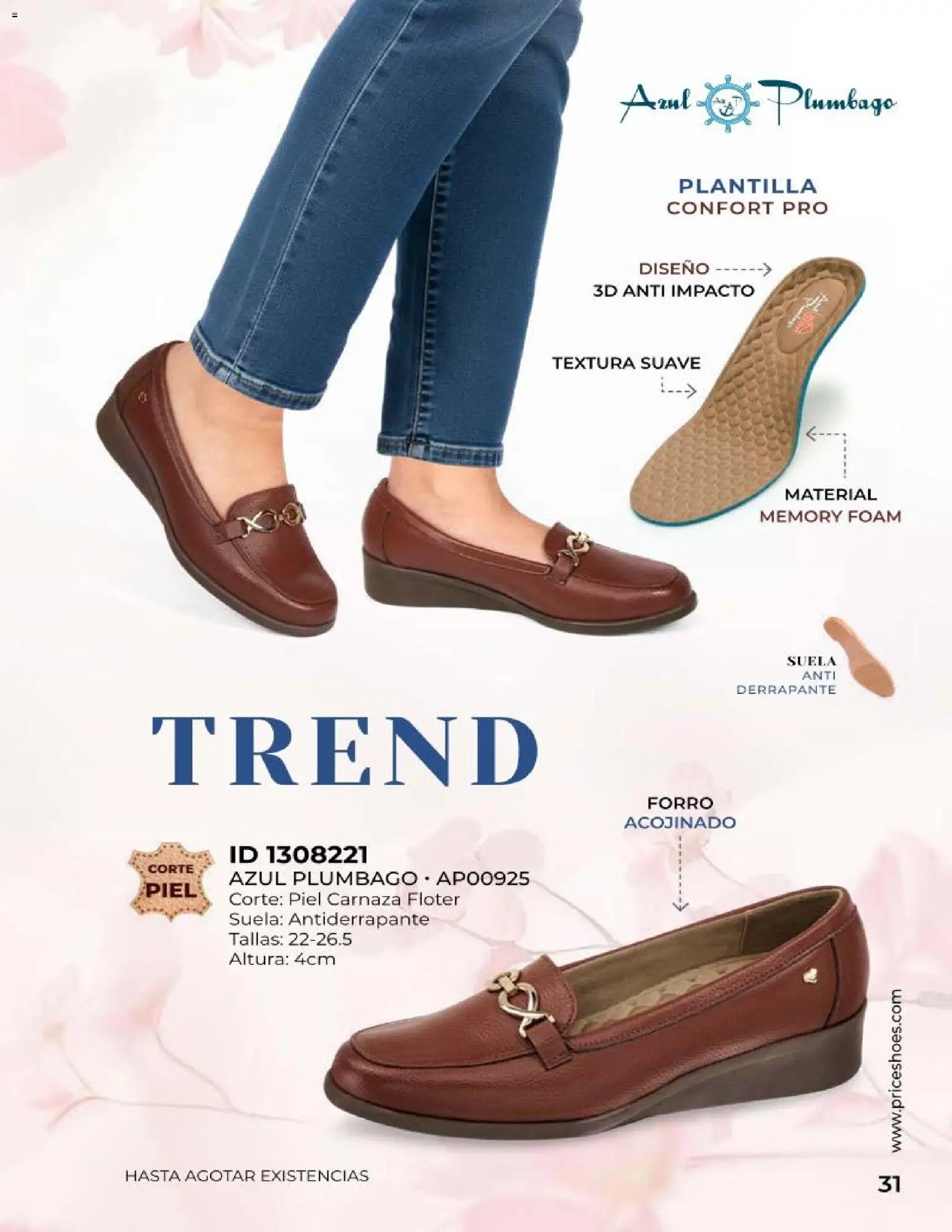 Nuevas ofertas de Price Shoes válidas en toda la República Mexicana desde el 23.04.2026. ¡Encuentra las mejores ofertas en Price Shoes catálogo Especial Confort! | Página: 31