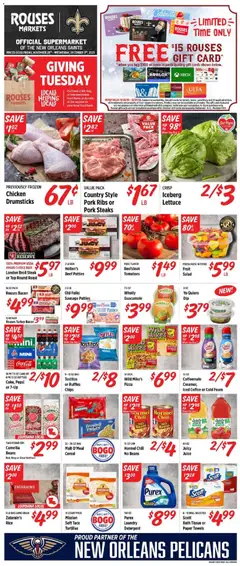 Preview of Rouses weekly ads valid from 28.11.2025