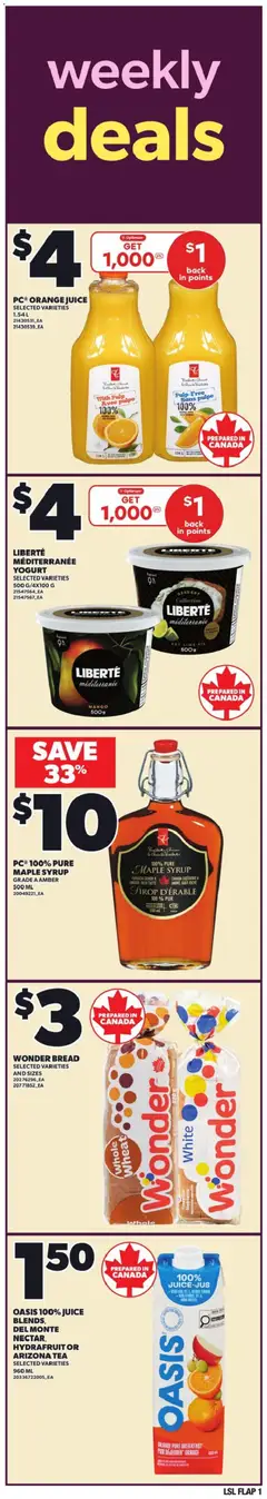 Preview of Loblaws weekly flyer / circulaire from shop Loblaws valid from 15.01.2026