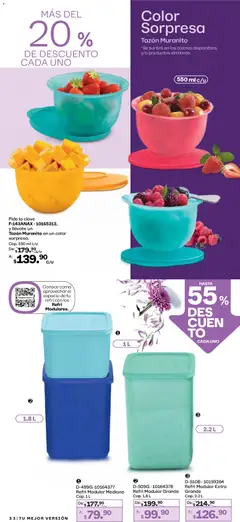Vista previa de Tupperware catálogo, nuevo folleto de la tienda, válido en México a partir del 29.12.2025 | Página: 33 | Productos: Modular