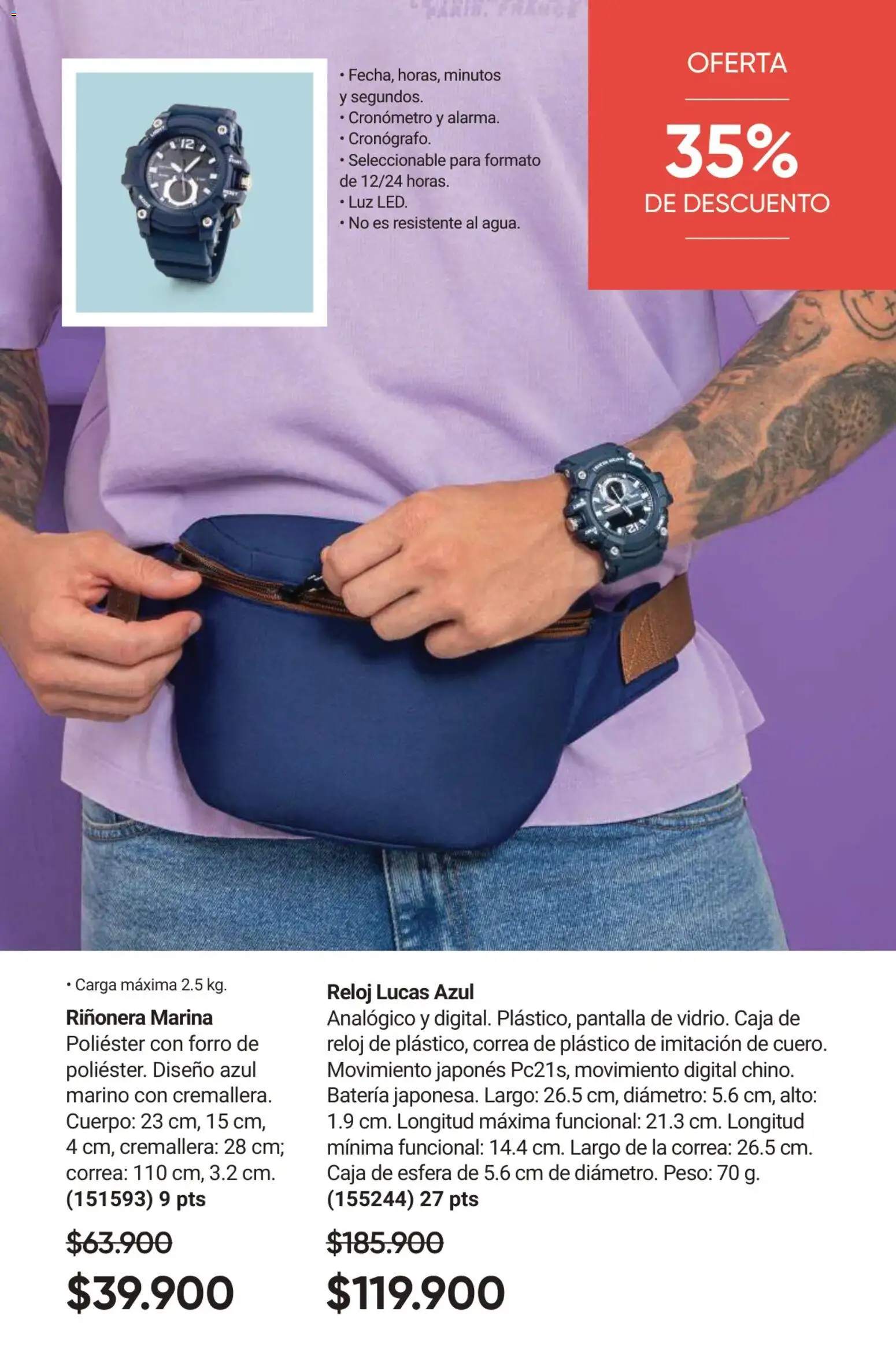 Avon revista - valida desde el 01.02.2026 | Página: 57 | Productos: Reloj, Peso, Caja, Batería