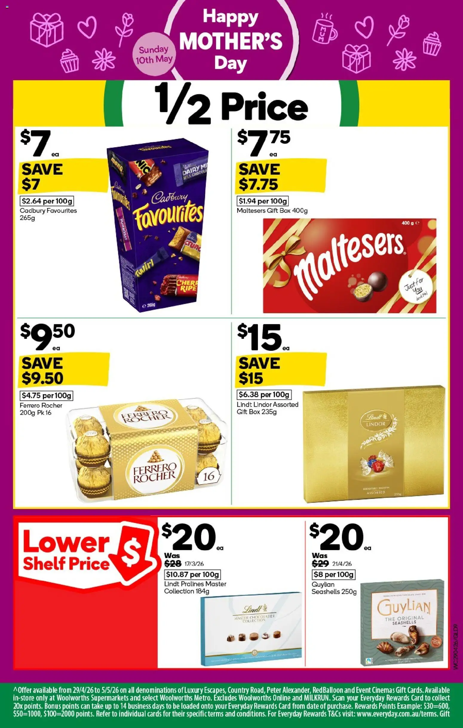 Woolworths catalogue - valid from 29.04.2026 | Page: 9 | Products: Shelf, Box, Dairy, Date