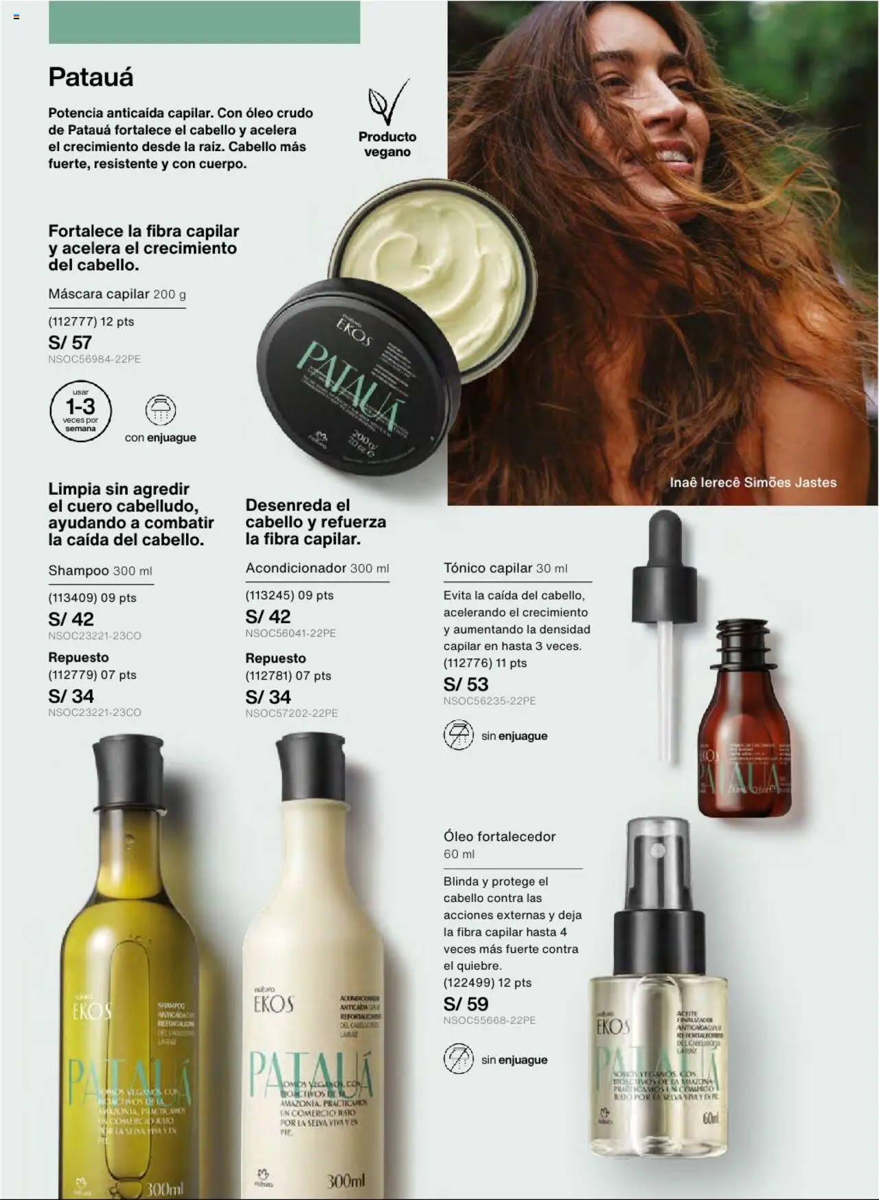 Catálogo Natura válido desde 01.07.2025 | Página: 139 | Productos: Máscara, Shampoo, Acondicionador
