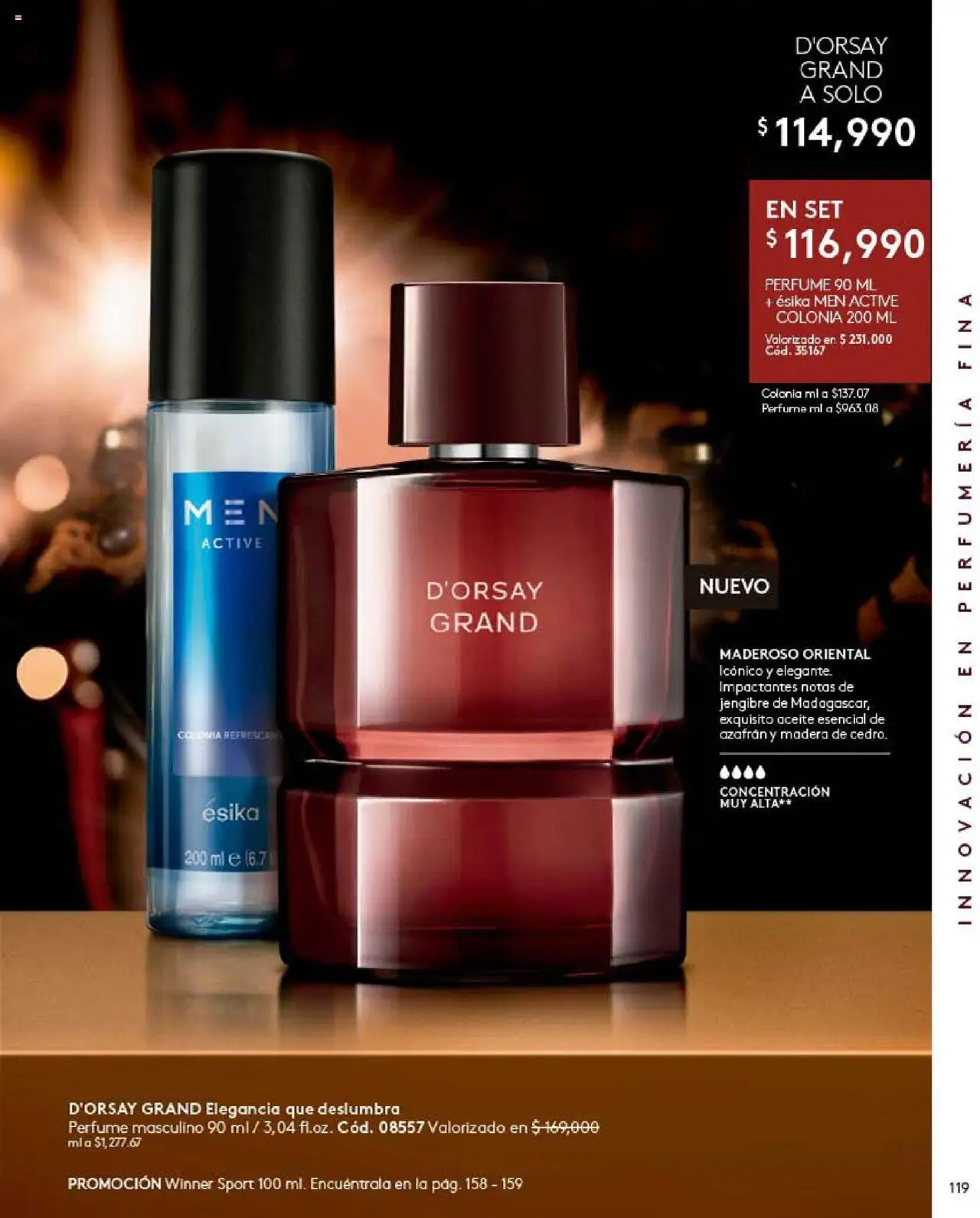 Ésika revista - valida desde el 24.09.2025 | Página: 119 | Productos: Perfume, Aceite