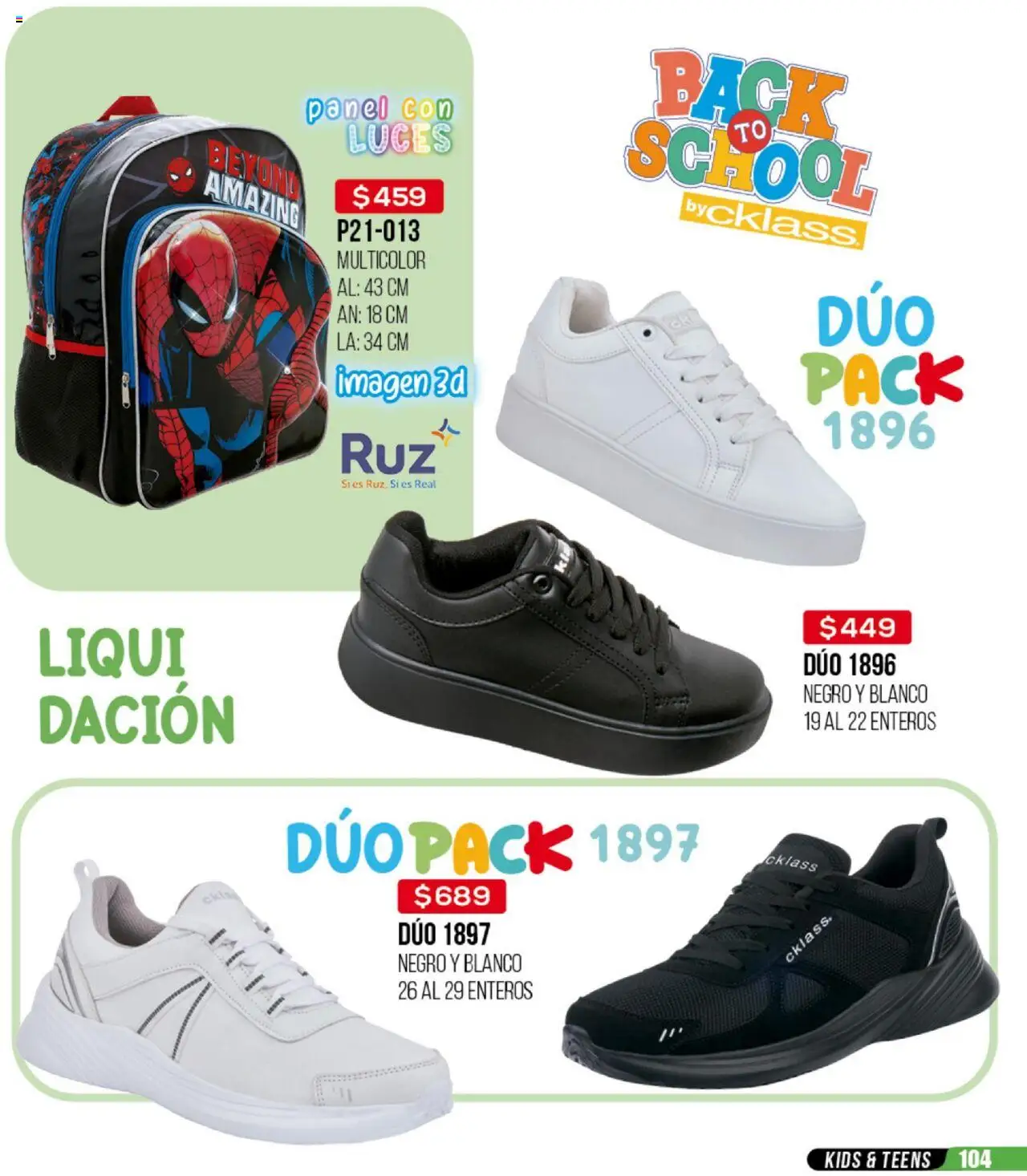 Nuevas ofertas de Cklass válidas en toda la República Mexicana desde el 09.09.2025. ¡Encuentra las mejores ofertas en Cklass - Catálogo Liquidacion Calzado! | Página: 105
