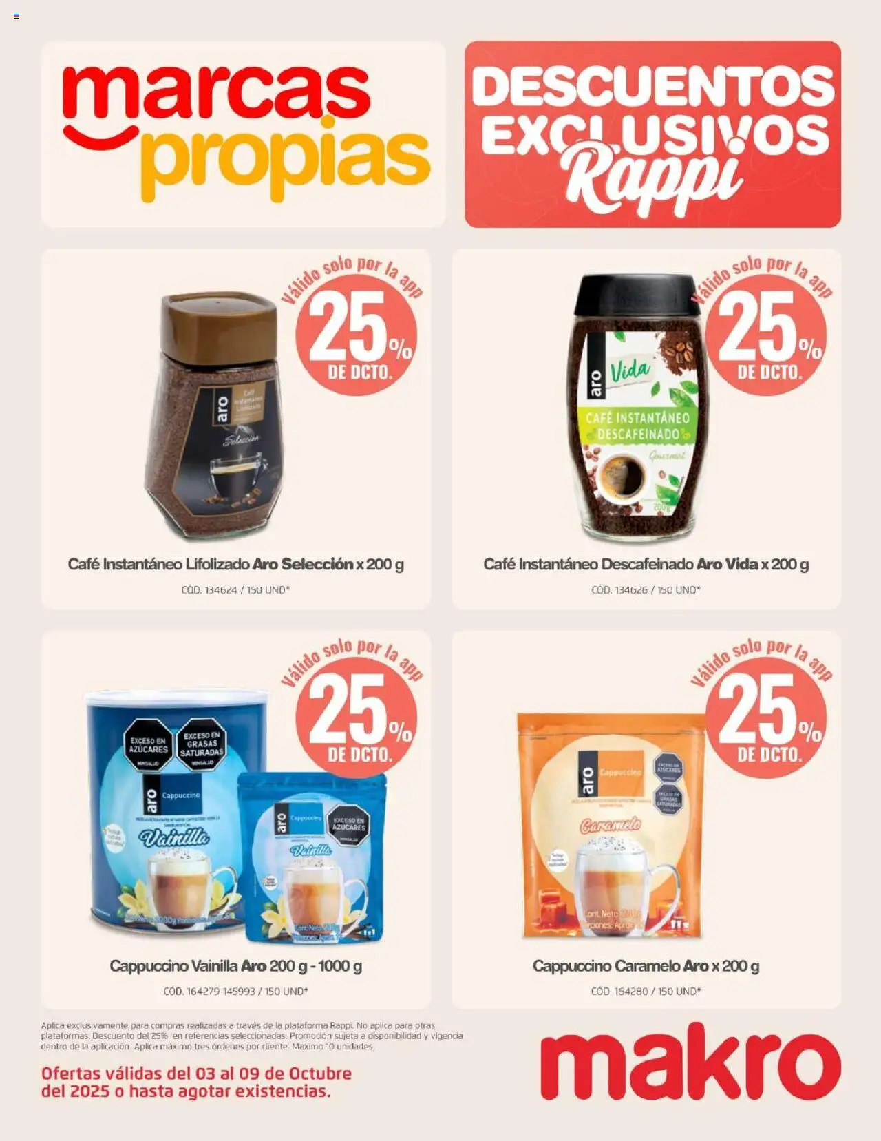 Makro revista - valida desde el 03.10.2025 | Página: 3 | Productos: Café
