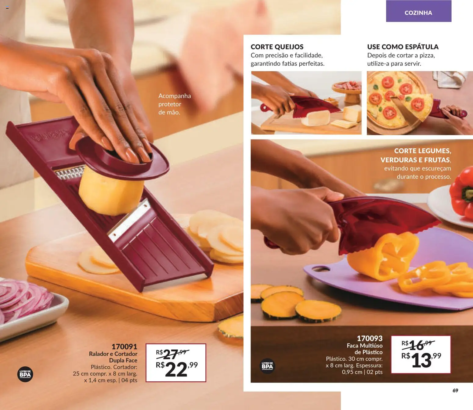 Avon Folheto - válido de 06.01.2026 | Página: 69 | Produtos: Ralador, Faca, Espátula, Cortador