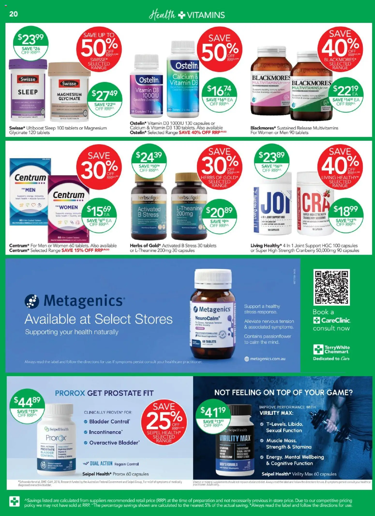 Terry White catalogue - valid from 23.10.2025 | Page: 20 | Products: Game, Toner, Tablets, Vitamin