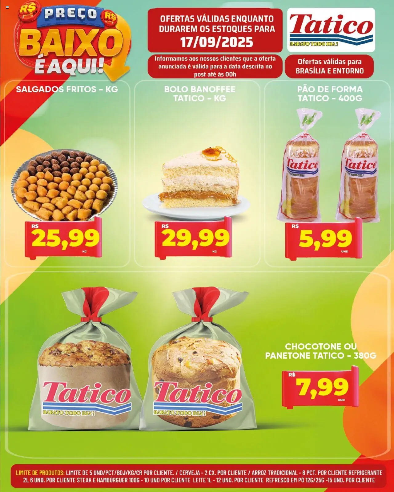 Tatico Folheto - válido de 17.09.2025 | Página: 11 | Produtos: Pó, Cerveja, Hambúrguer, Panetone