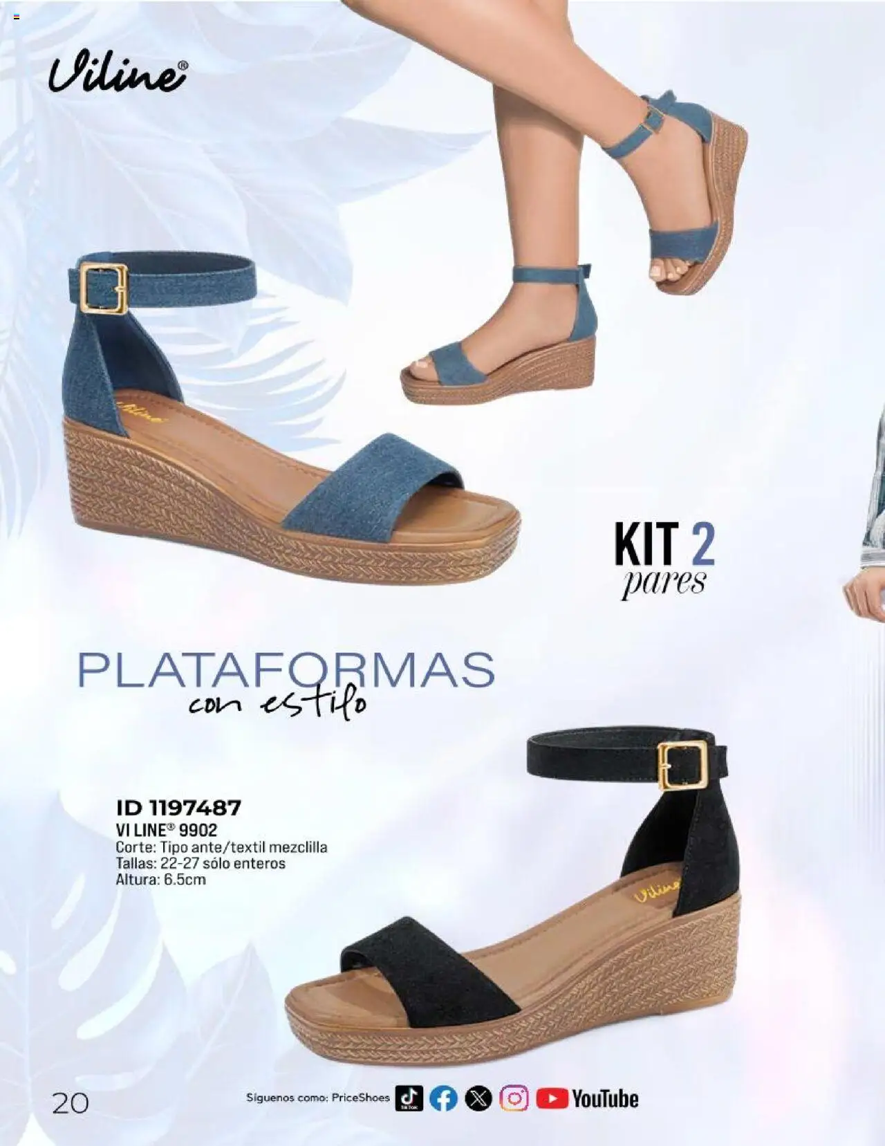 Nuevas ofertas de Price Shoes válidas en toda la República Mexicana desde el 11.03.2025. ¡Encuentra las mejores ofertas en Price Shoes catálogo Sandalias Kits 2025! | Página: 20