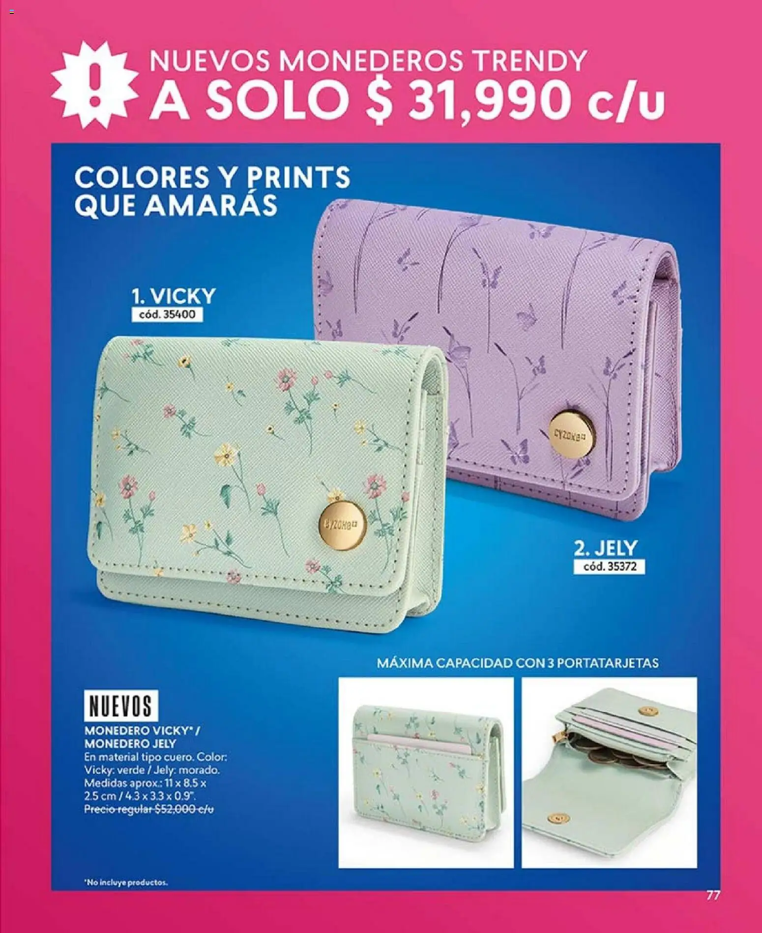 CyZone revista - valida desde el 01.04.2026 | Página: 77 | Productos: Monedero