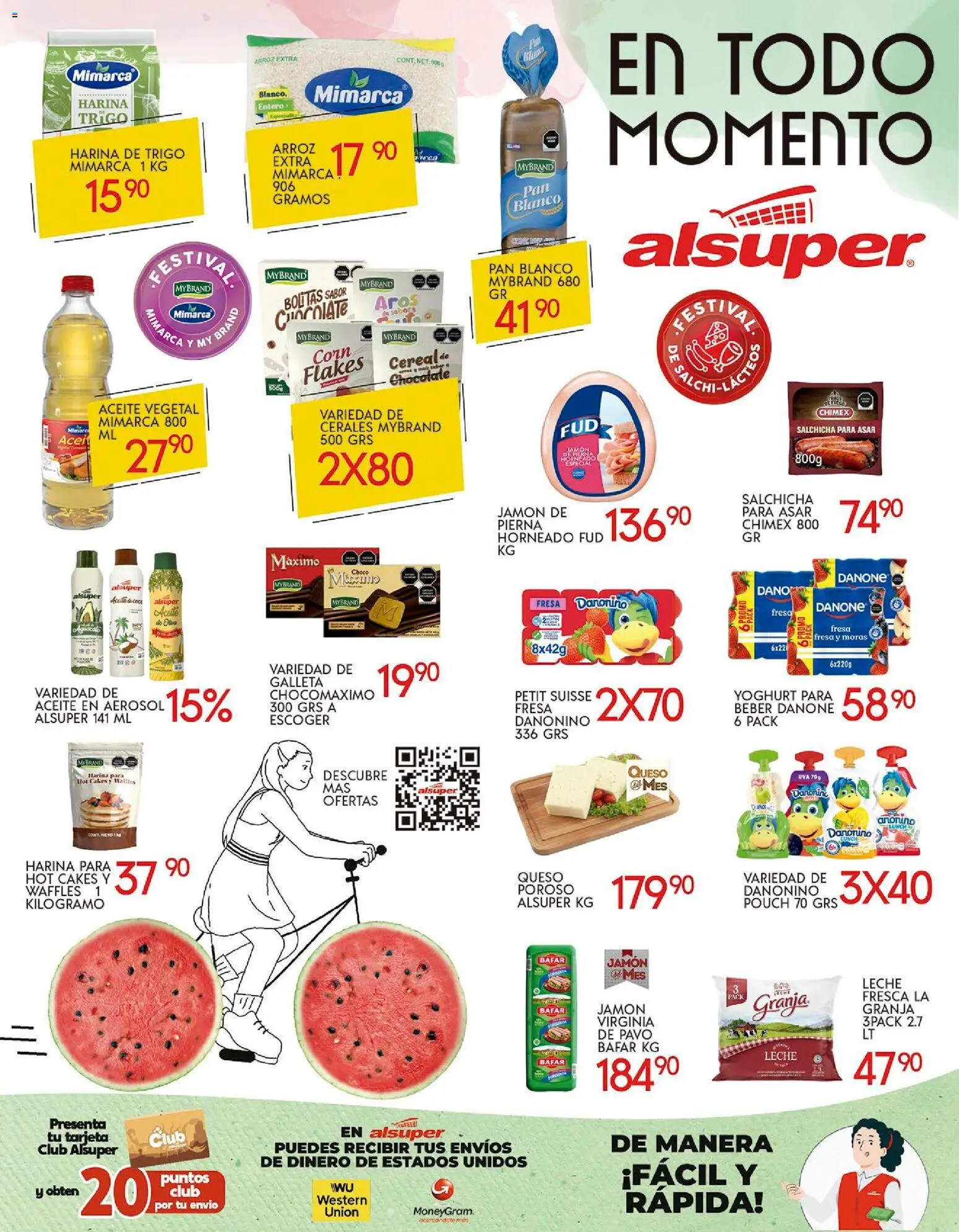 Nuevas ofertas de Alsuper válidas en toda la República Mexicana desde el 24.10.2025. ¡Encuentra las mejores ofertas en Alsuper folleto Durango! | Página: 8 | Productos: Harina, Leche, Aceite, Pan
