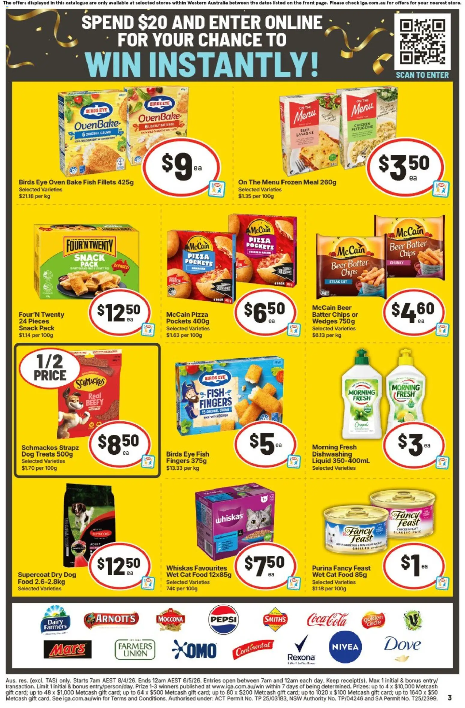 IGA catalogue - valid from 29.04.2026 | Page: 3 | Products: Dairy, Beer, Chicken, Moccona