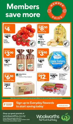Woolworths South Island catalogue preview  - valid from 16.03.2026
