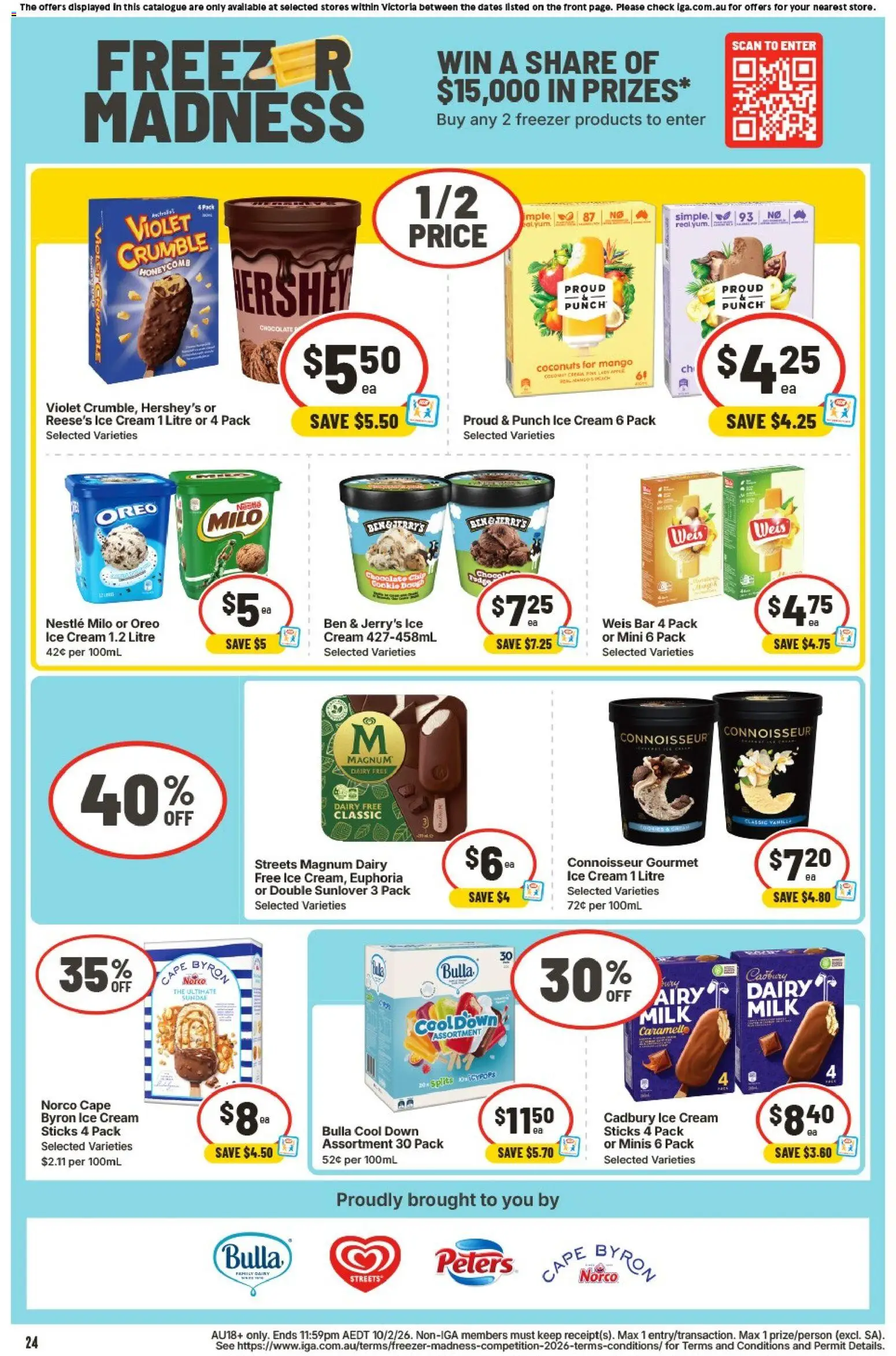 IGA catalogue - valid from 28.01.2026 | Page: 22 | Products: Dairy, Cream, Mango, Freezer