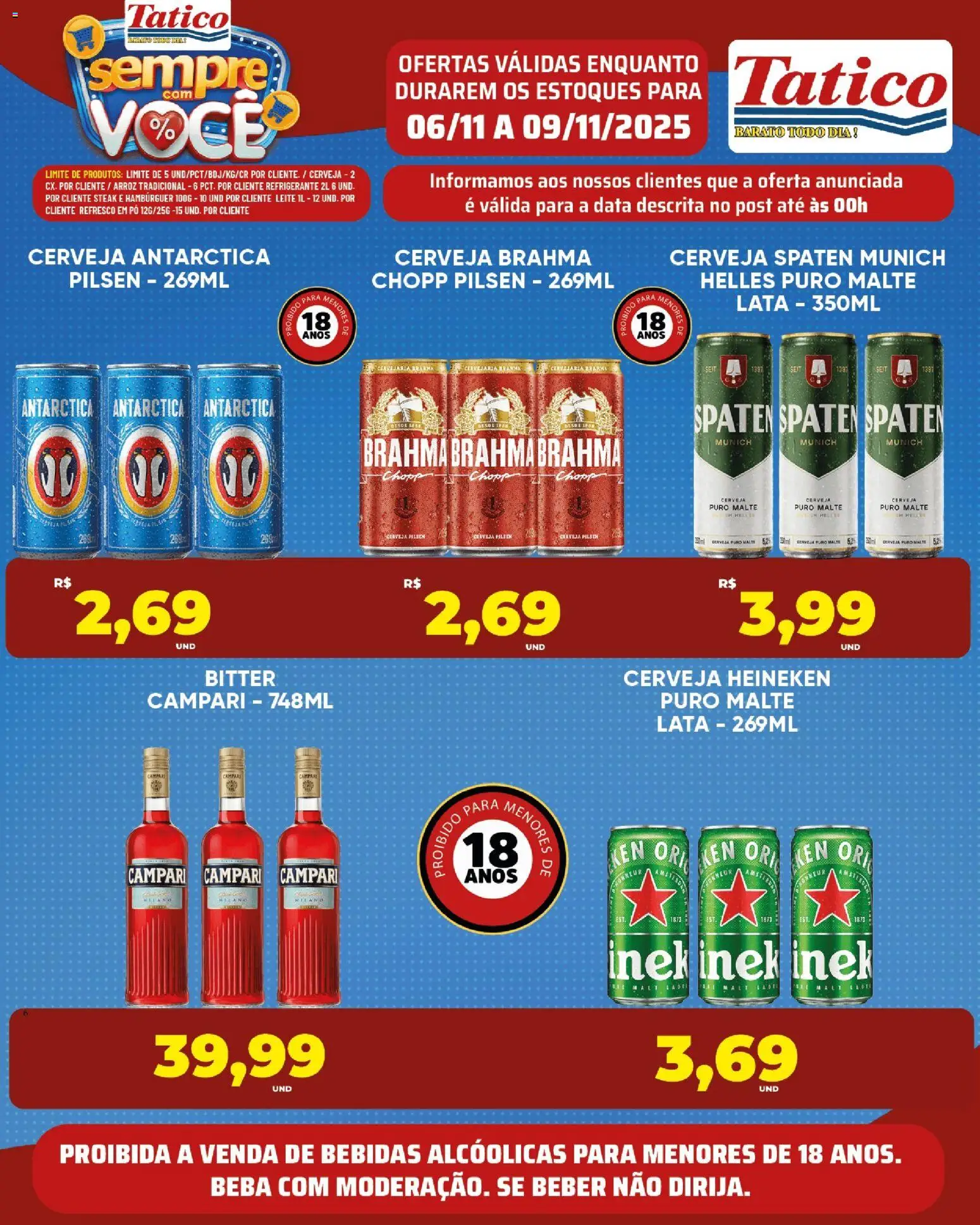 Tatico Folheto - válido de 10.11.2025 | Página: 36 | Produtos: Pó, Leite, Cerveja, Refrigerante
