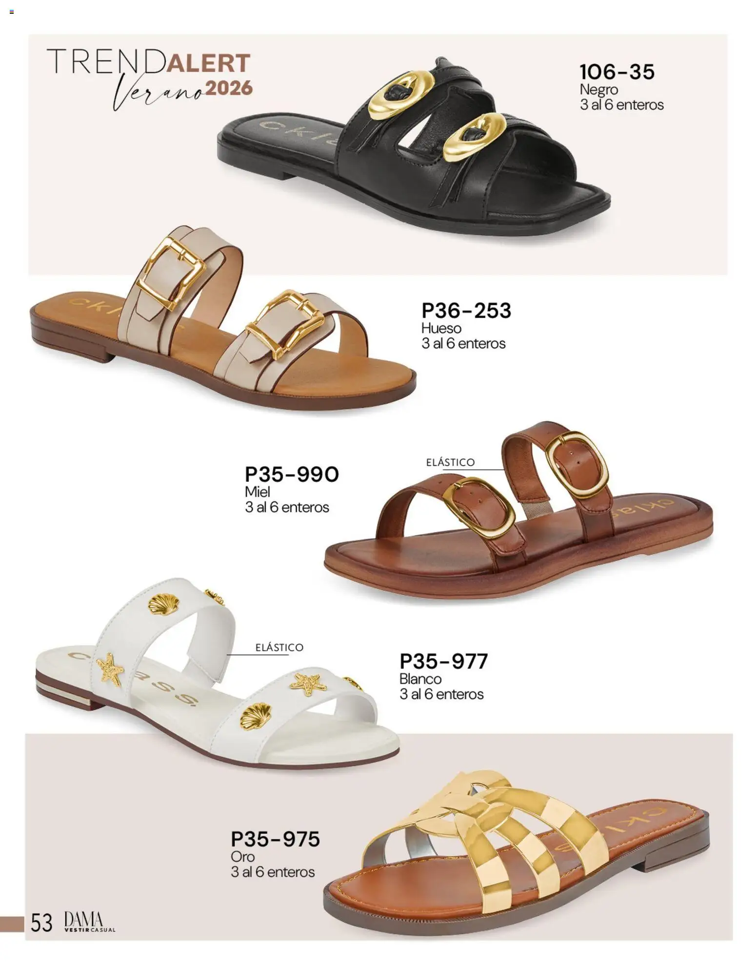 Nuevas ofertas de Cklass válidas en toda la República Mexicana desde el 05.03.2026. ¡Encuentra las mejores ofertas en Cklass catálogo Complemento Verano Calzado! | Página: 57